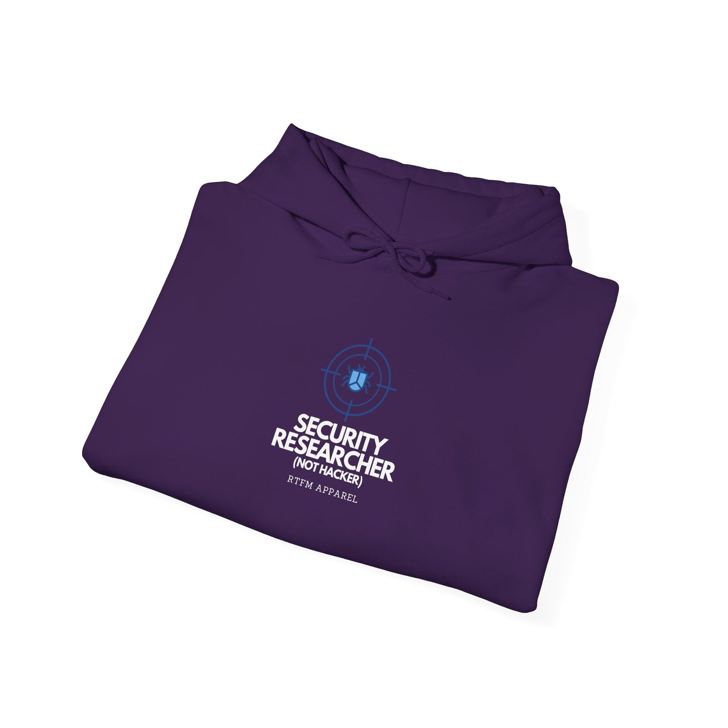 Security Researcher Not Hacker Bug RTFM Apparel Hoodie