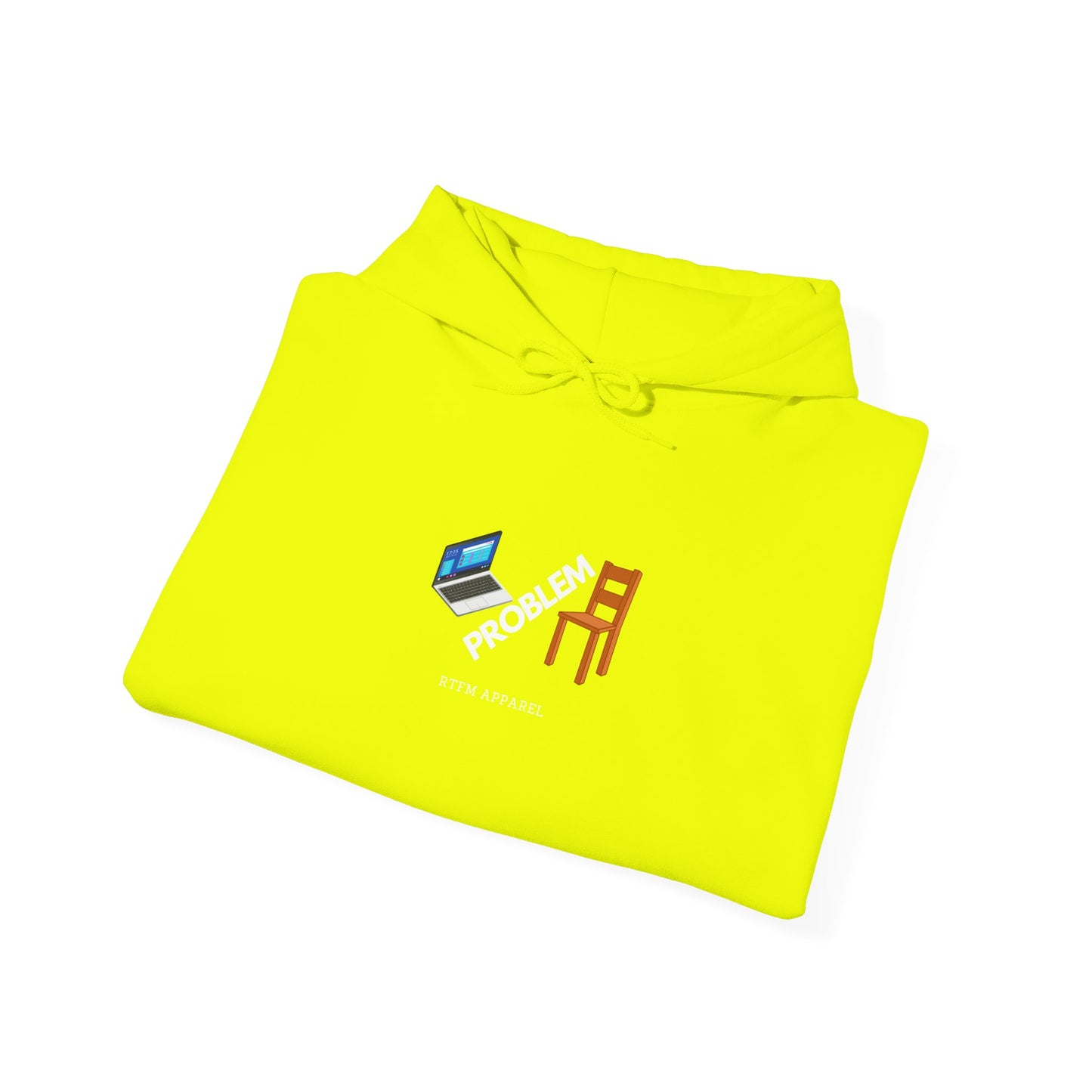 Laptop Chair Problem Hoodie - RTFM Apparel For Tech Wizards