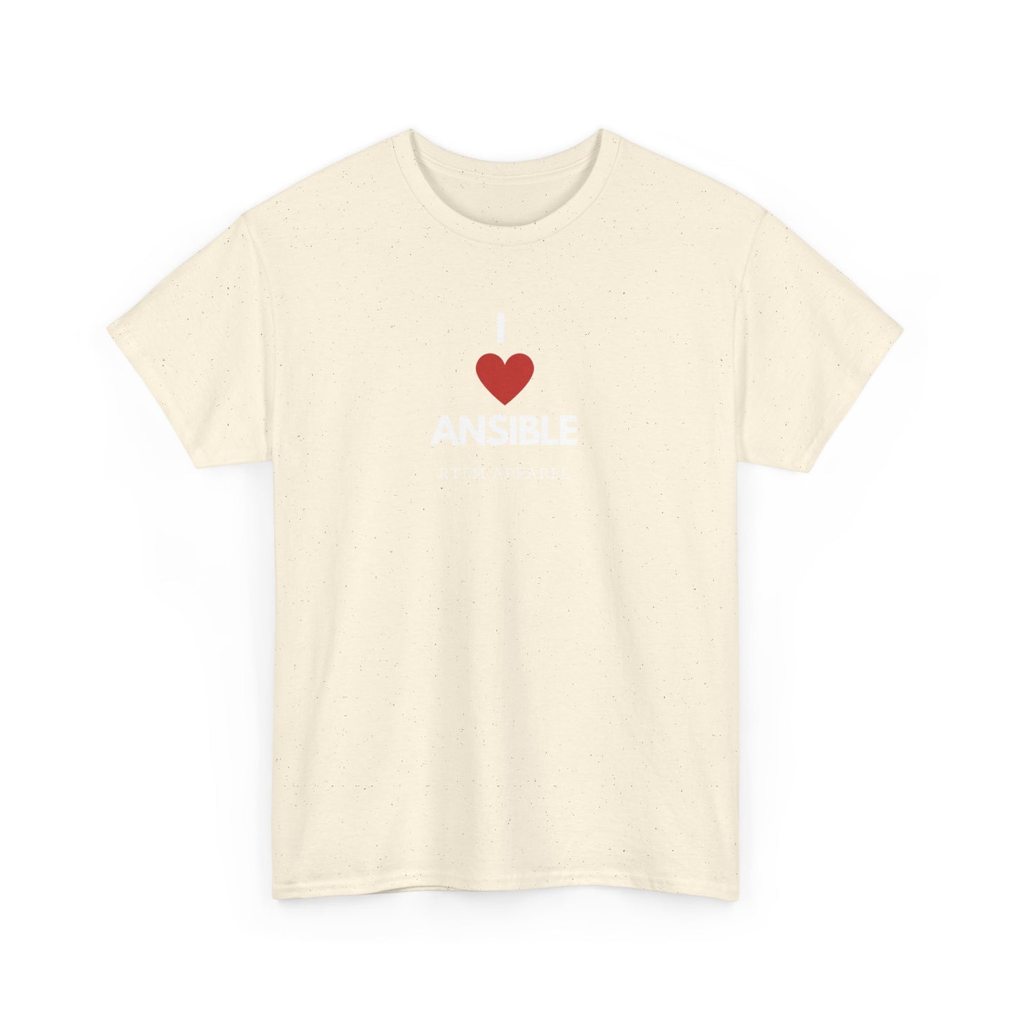 I Love Ansible RTFM Apparel Funny T-Shirt For DevOps, Sysadmin, IT Tech