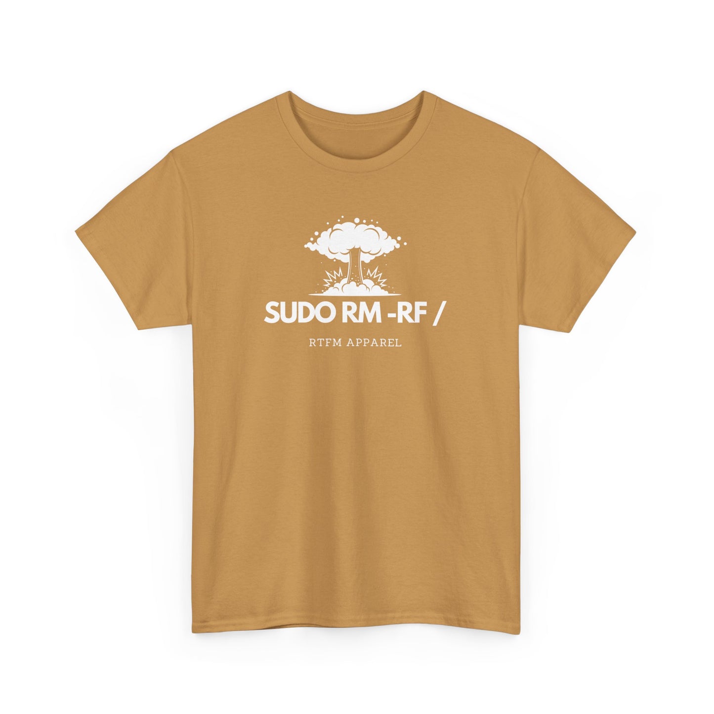 Sudo RM -RF / Explosion Fun T-Shirt - Sysadmin Linux Geek Humor 2025