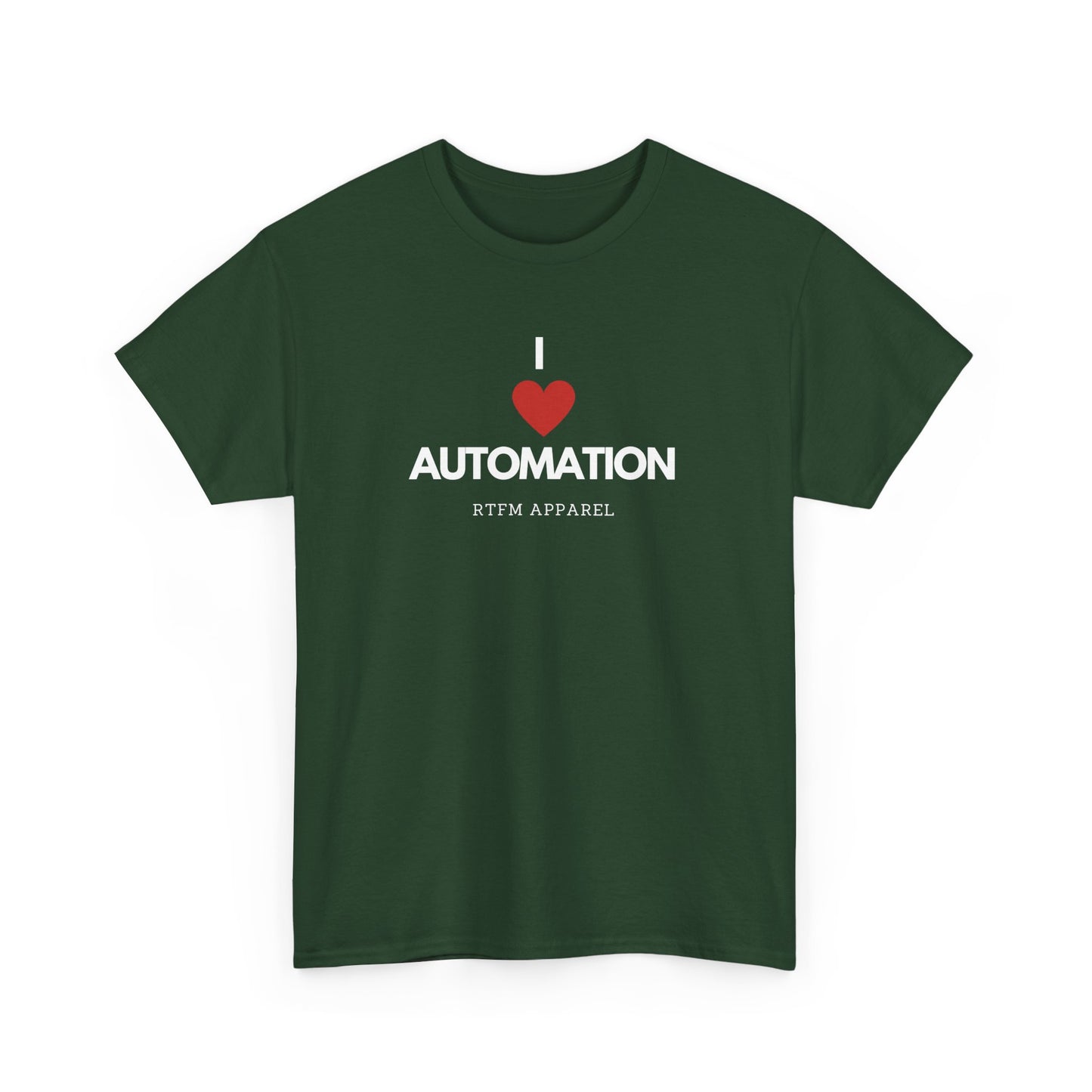 I Love Automation - RTFM Apparel, DevOps Engineer, Tech Humor, IT Professional Gift
