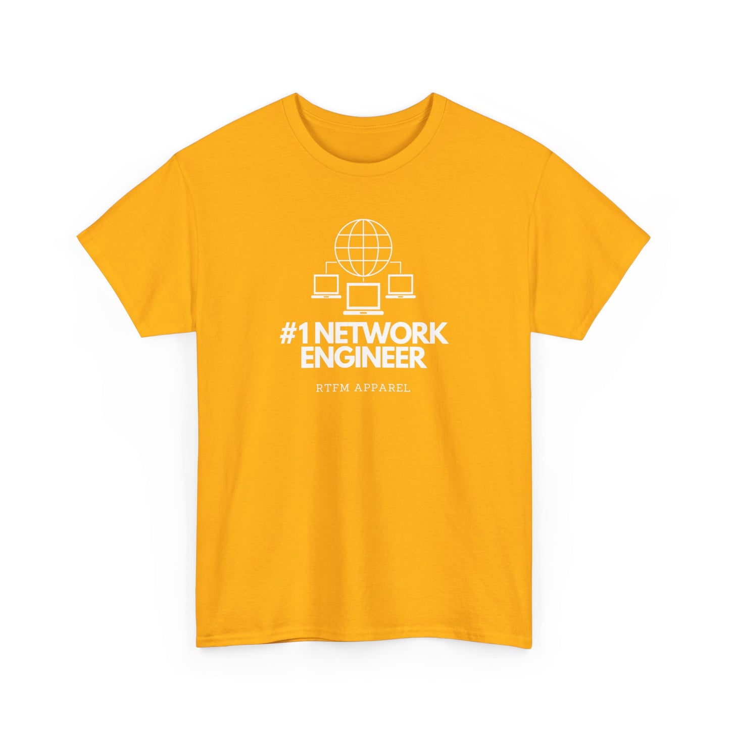 #1 Network Engineer RTFM Apparel - Funny Sysadmin, IT Pro, Network Shirt