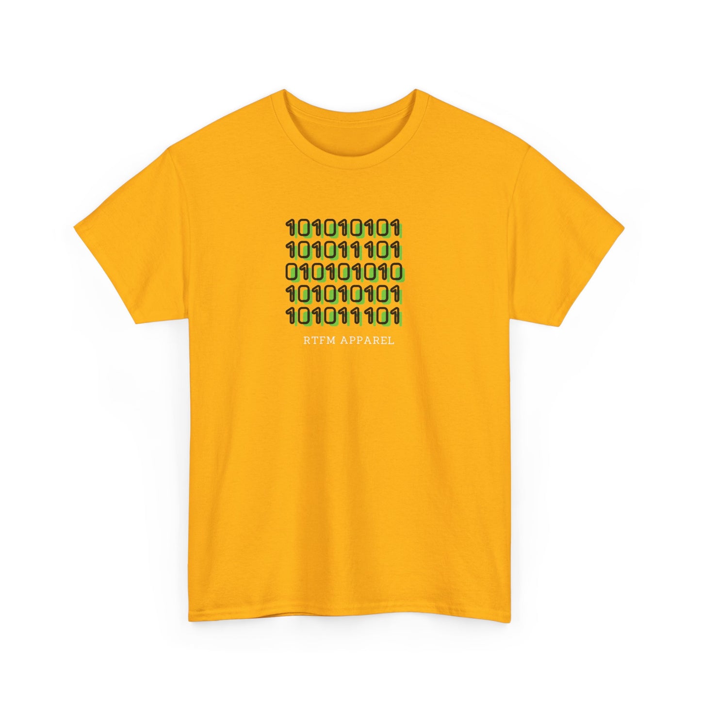 RTFM Binary Code Geek Humor T-Shirt - DevOps, Sysadmin, Tech Nerd, 2025 Design