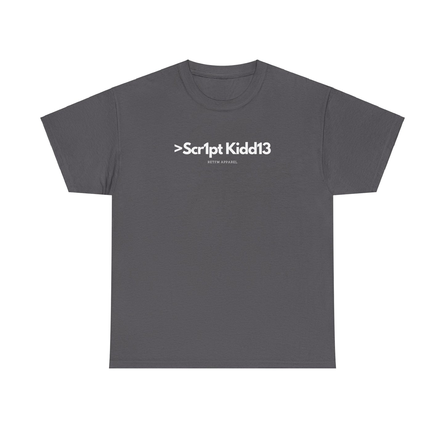 Script Kiddie RETFM Apparel Cyber Security Geek Humour