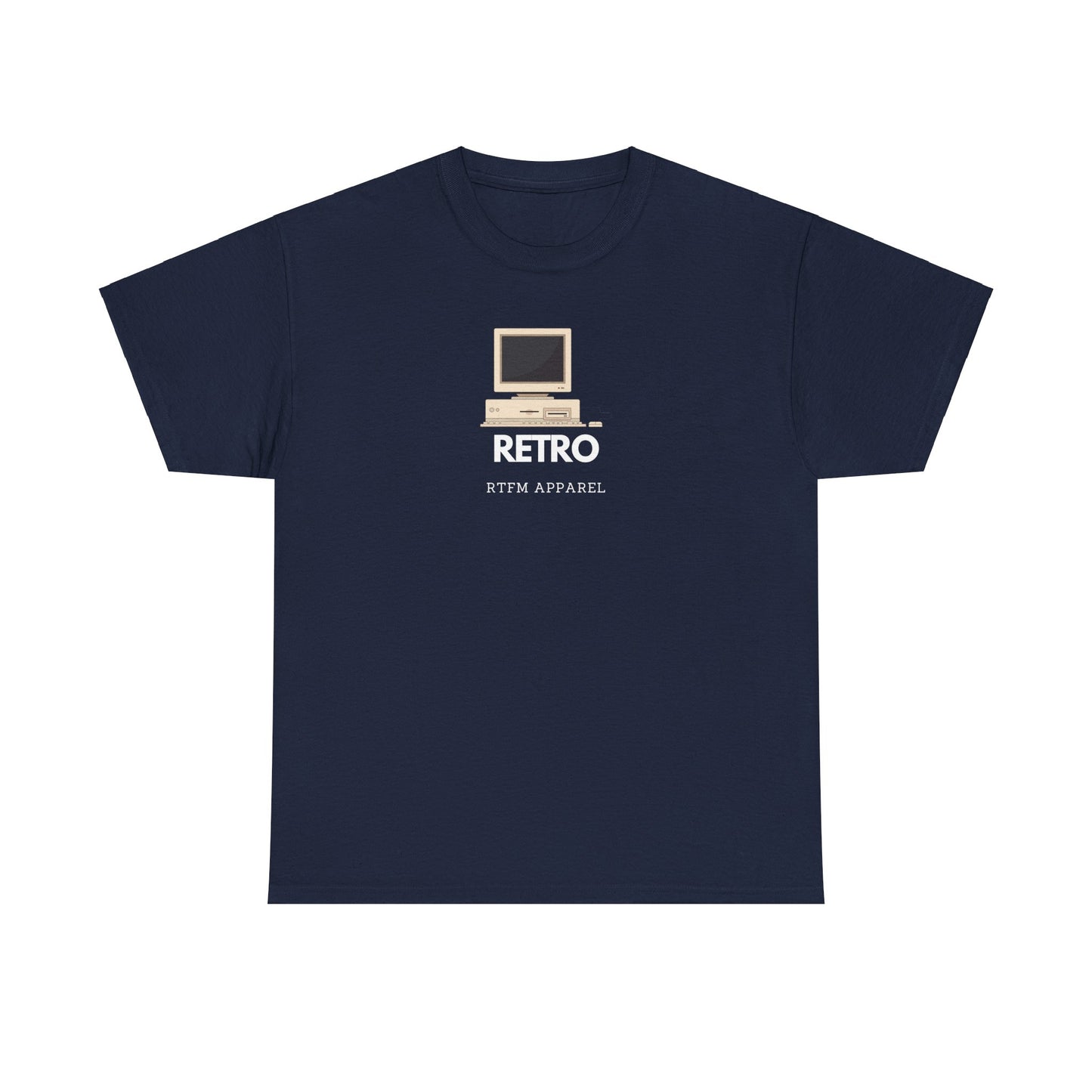 Retro RTFM Apparel - Vintage Computer Geek Humor Tshirt