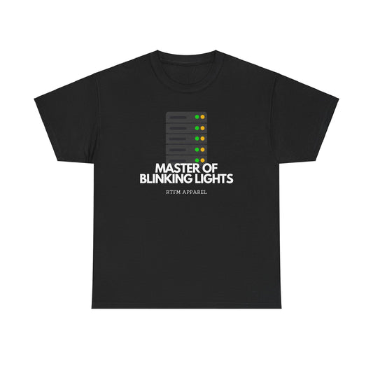 Master Of Blinking Lights - Sysadmin, IT, DevOps, Server Rack Funny