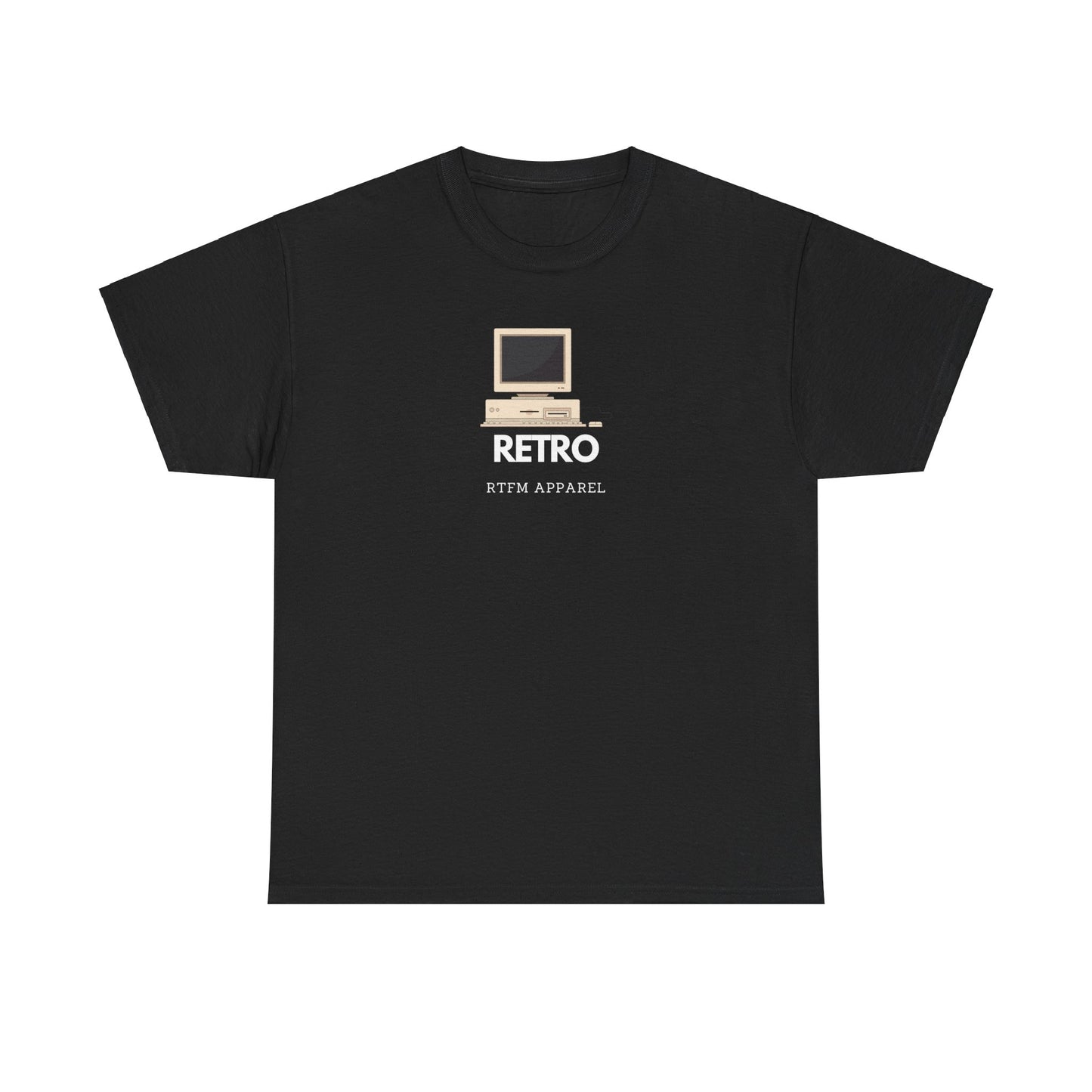 Retro RTFM Apparel - Vintage Computer Geek Humor Tshirt