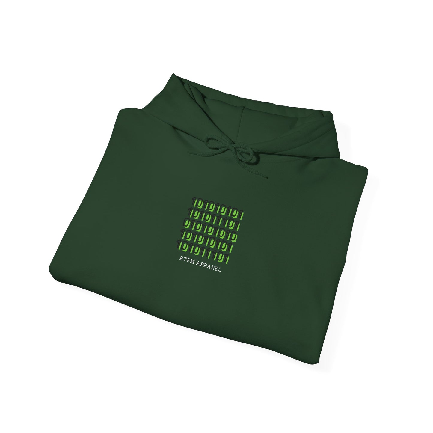 RTFM Binary Code Tech Lover's Hoodie - DevOps, Cyber Security, Sysadmin Style