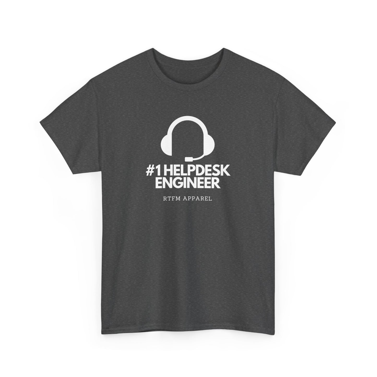 #1 Helpdesk Engineer Headset RTFM Apparel - Funny Tech, IT, Sysadmin