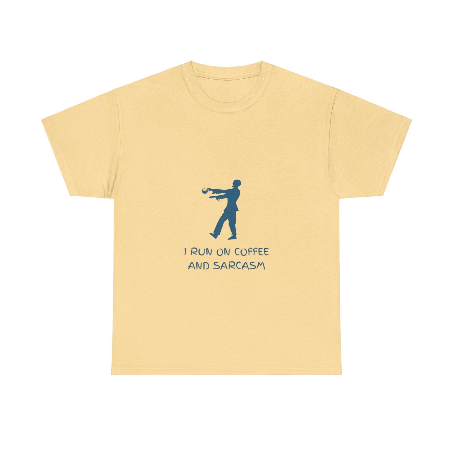 I Run On Coffee And Sarcasm - Funny Tech Geek Humor Tee
