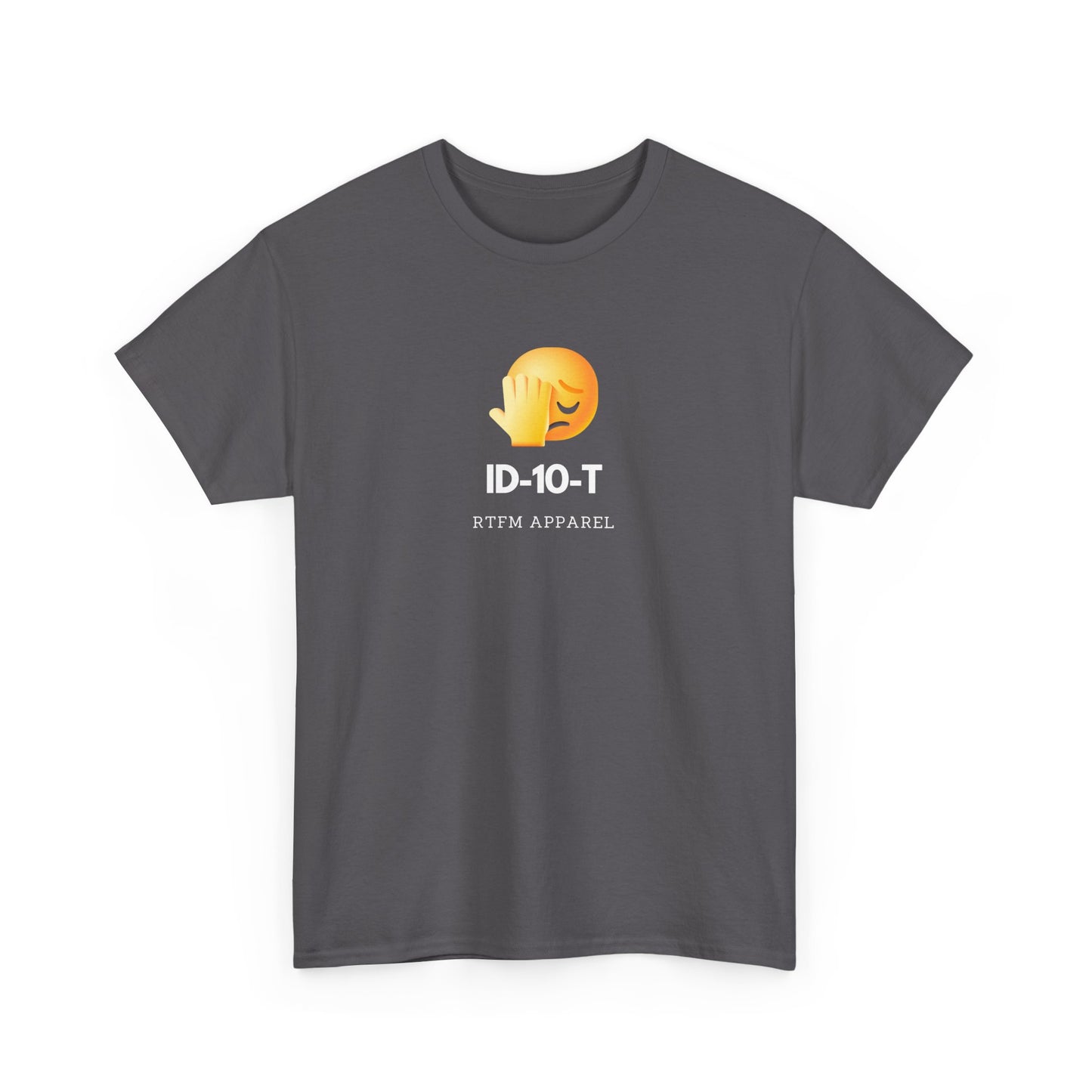 ID-10-T Funny Tech Humor T-Shirt For IT Professionals And Geeks