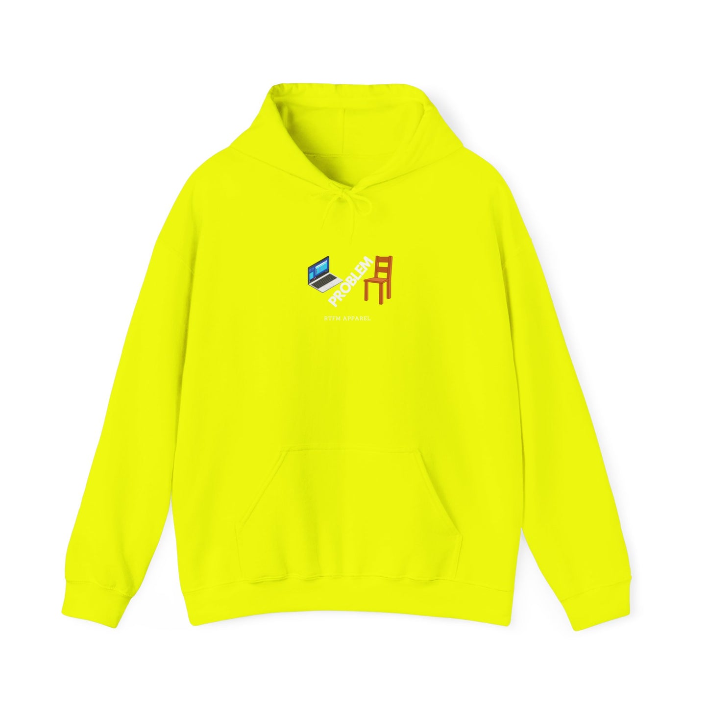 Laptop Chair Problem Hoodie - RTFM Apparel For Tech Wizards