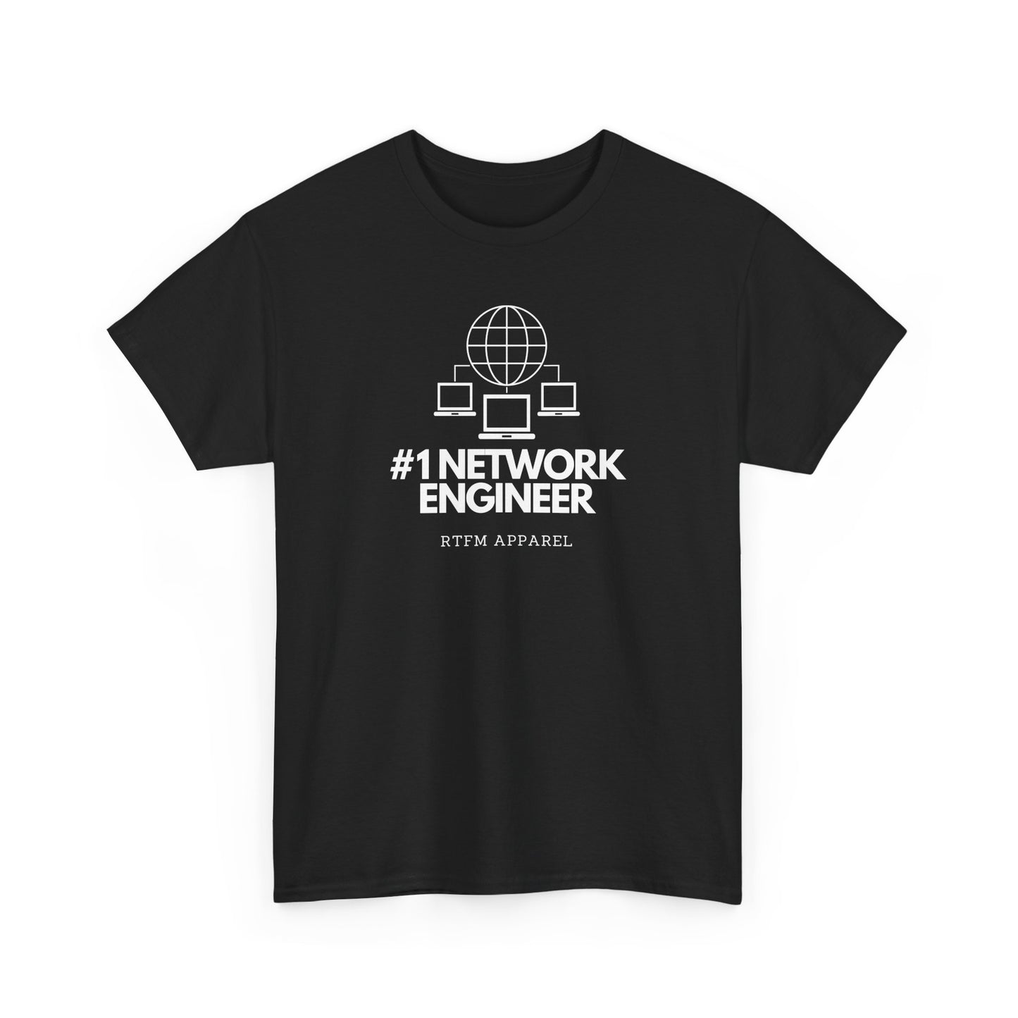 #1 Network Engineer RTFM Apparel - Funny Sysadmin, IT Pro, Network Shirt