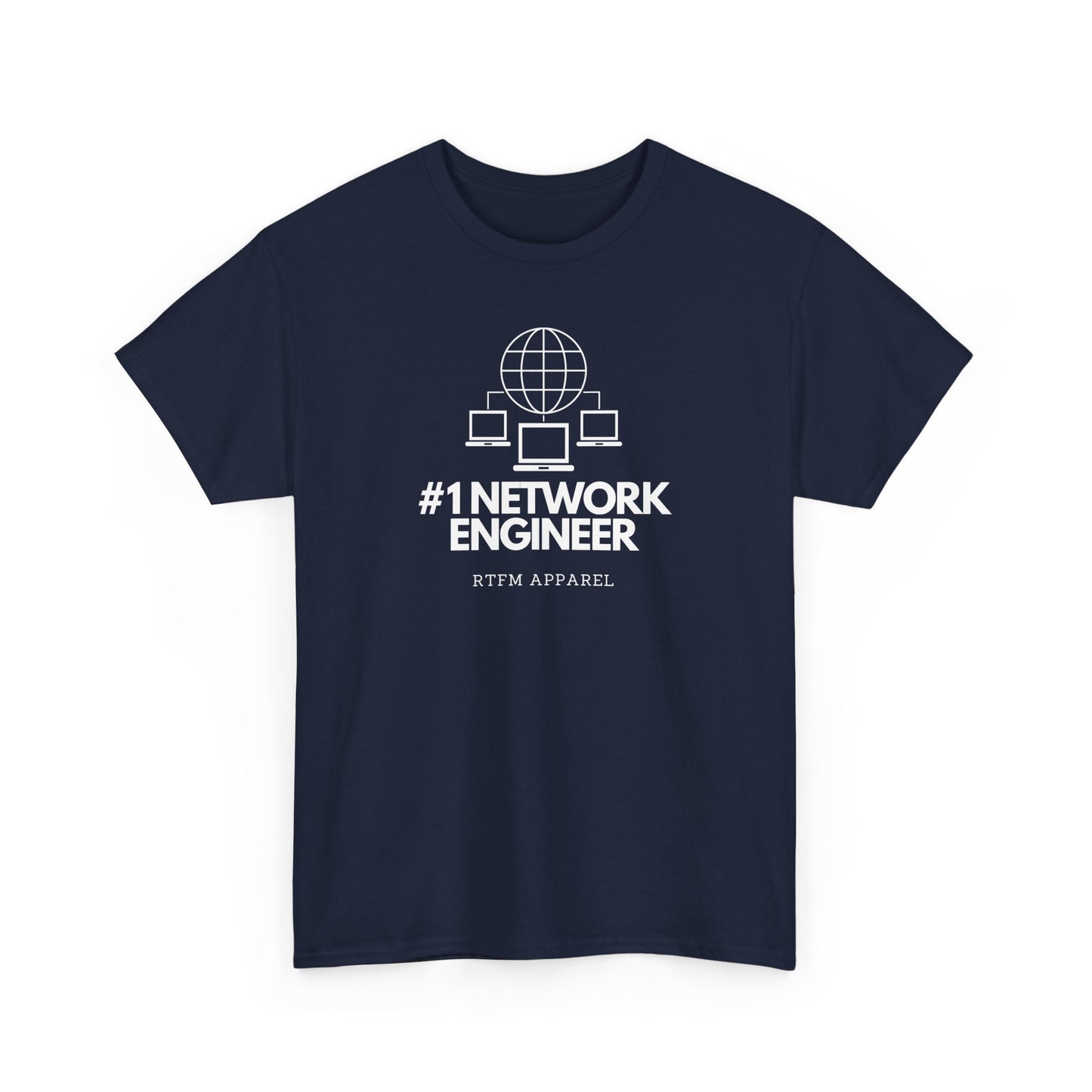 #1 Network Engineer RTFM Apparel - Funny Sysadmin, IT Pro, Network Shirt