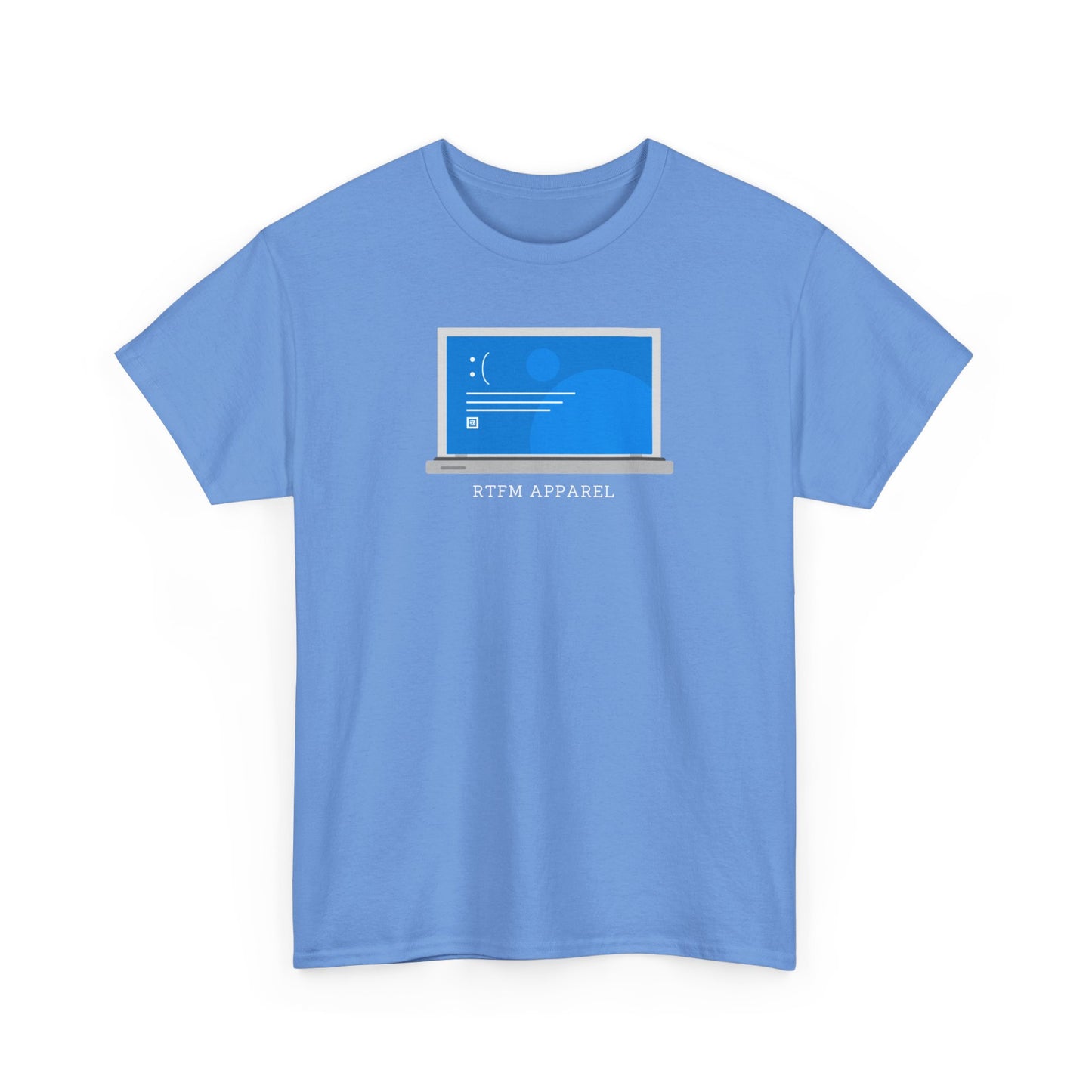 RTFM Apparel Laptop Funny Tech Humor - IT, Cyber Security, Geeky Tee