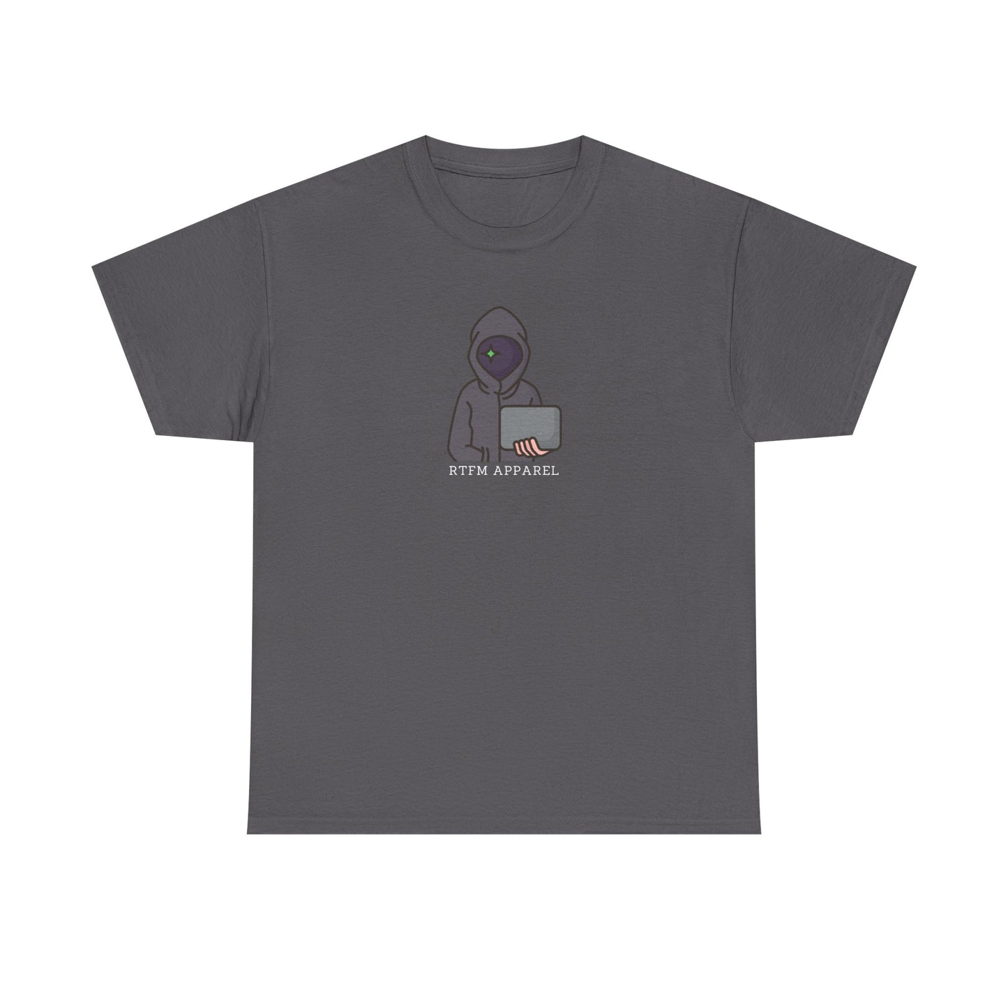 RTFM Apparel Hacker Hoodie Graphic - Tech, IT, Cyber Security Humor Shirt
