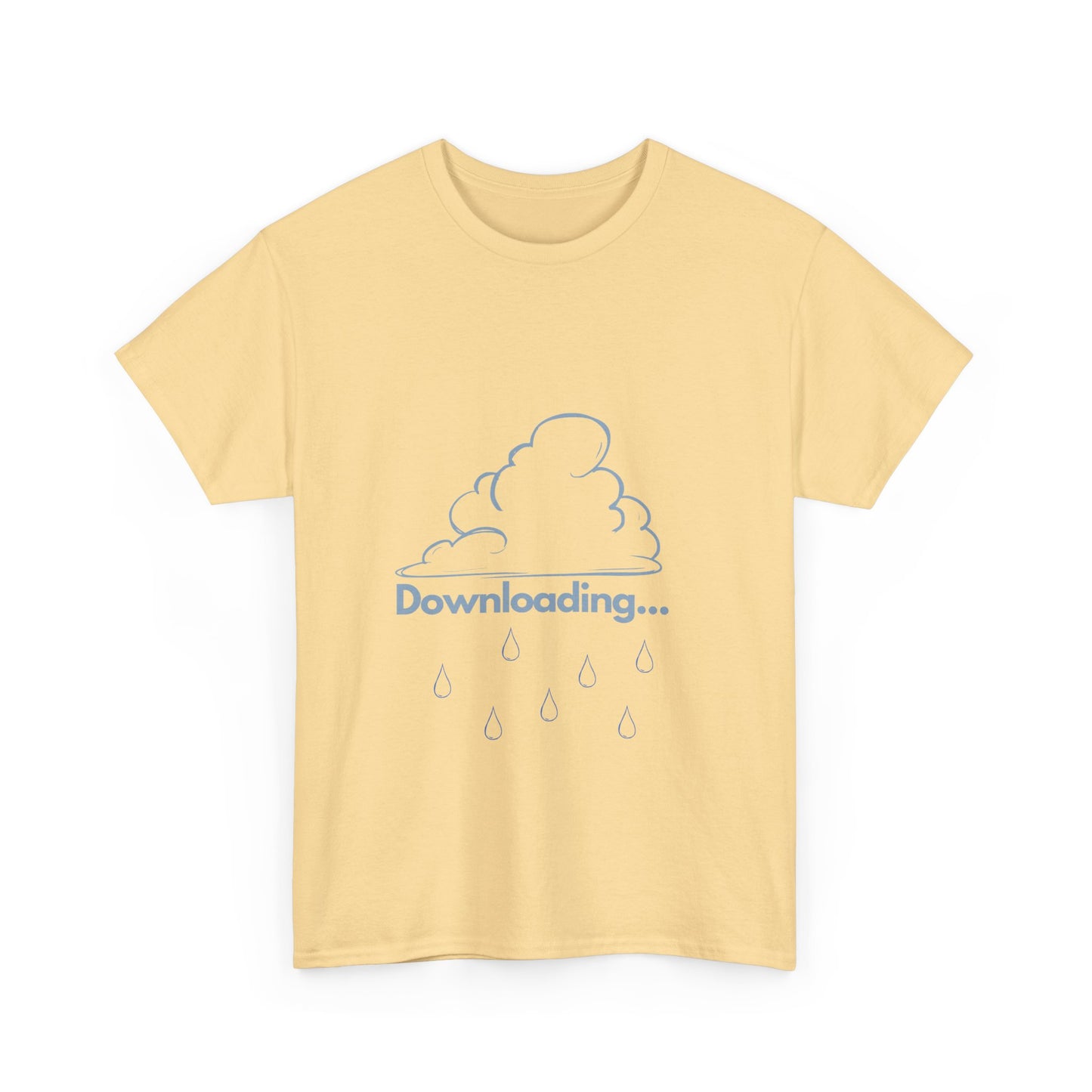 Downloading Cloud Raindrops - Tech Geek Humor