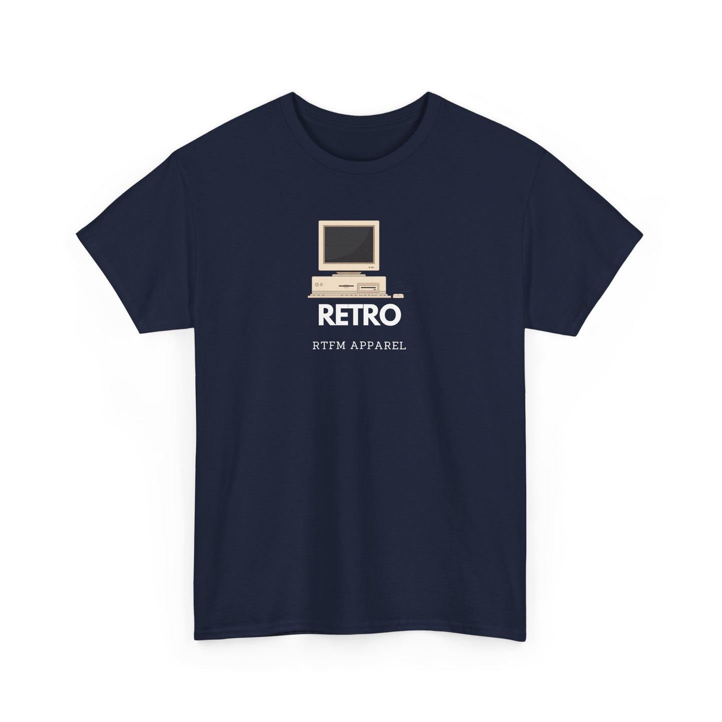 Retro RTFM Apparel - Vintage Computer Geek Humor Tshirt