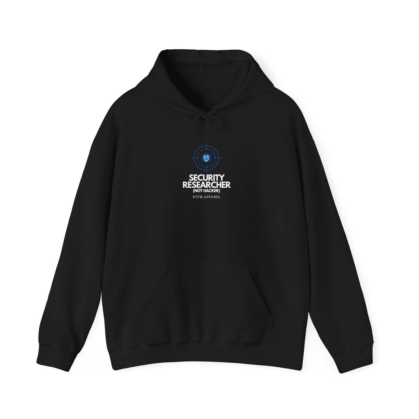 Security Researcher Not Hacker Bug RTFM Apparel Hoodie