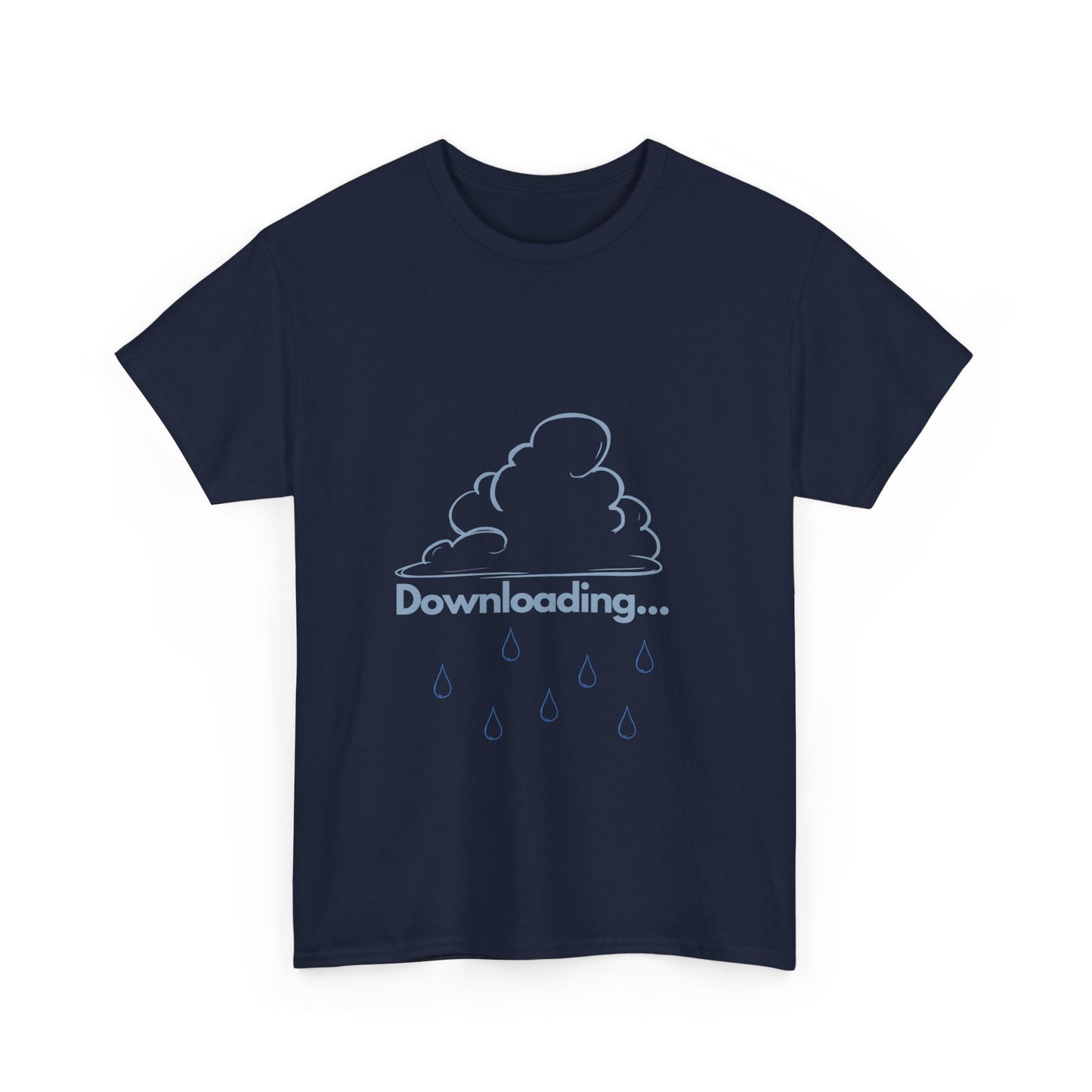 Downloading Cloud Raindrops - Tech Geek Humor