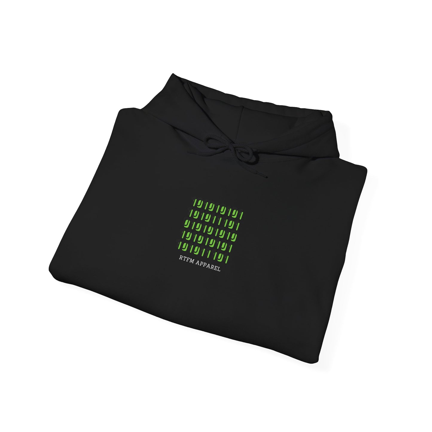RTFM Binary Code Tech Lover's Hoodie - DevOps, Cyber Security, Sysadmin Style