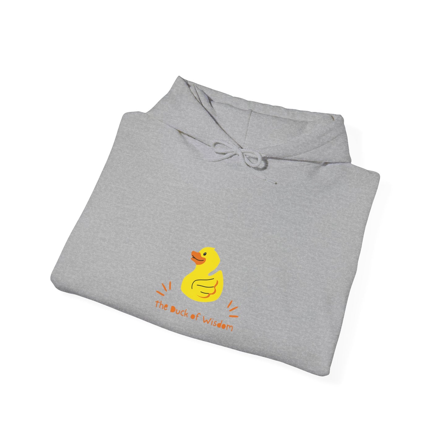 The Duck Of Wisdom Hoodie - Geeky Humor For IT Experts