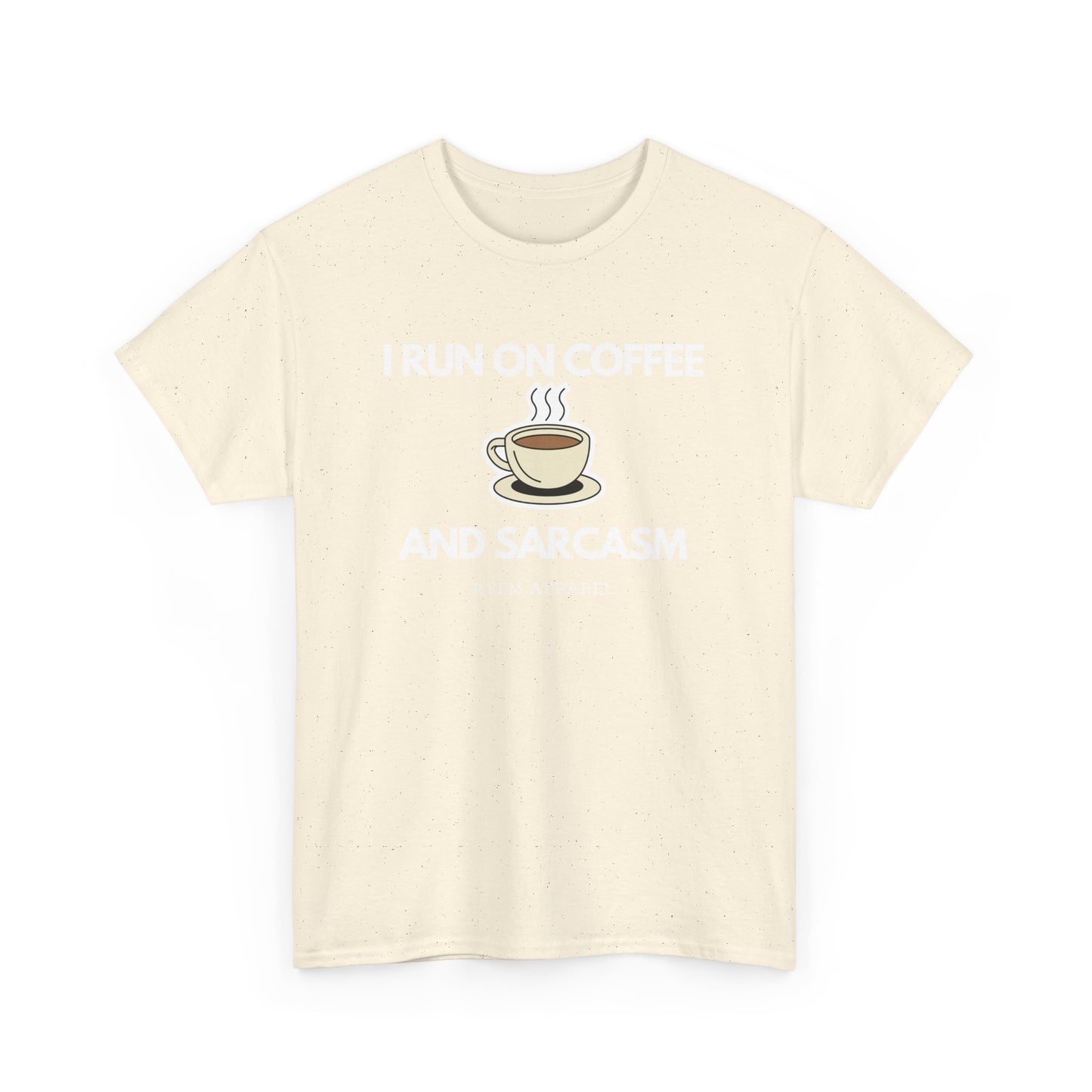 I Run On Coffee And Sarcasm - Funny Tech Humor Geek T-Shirt