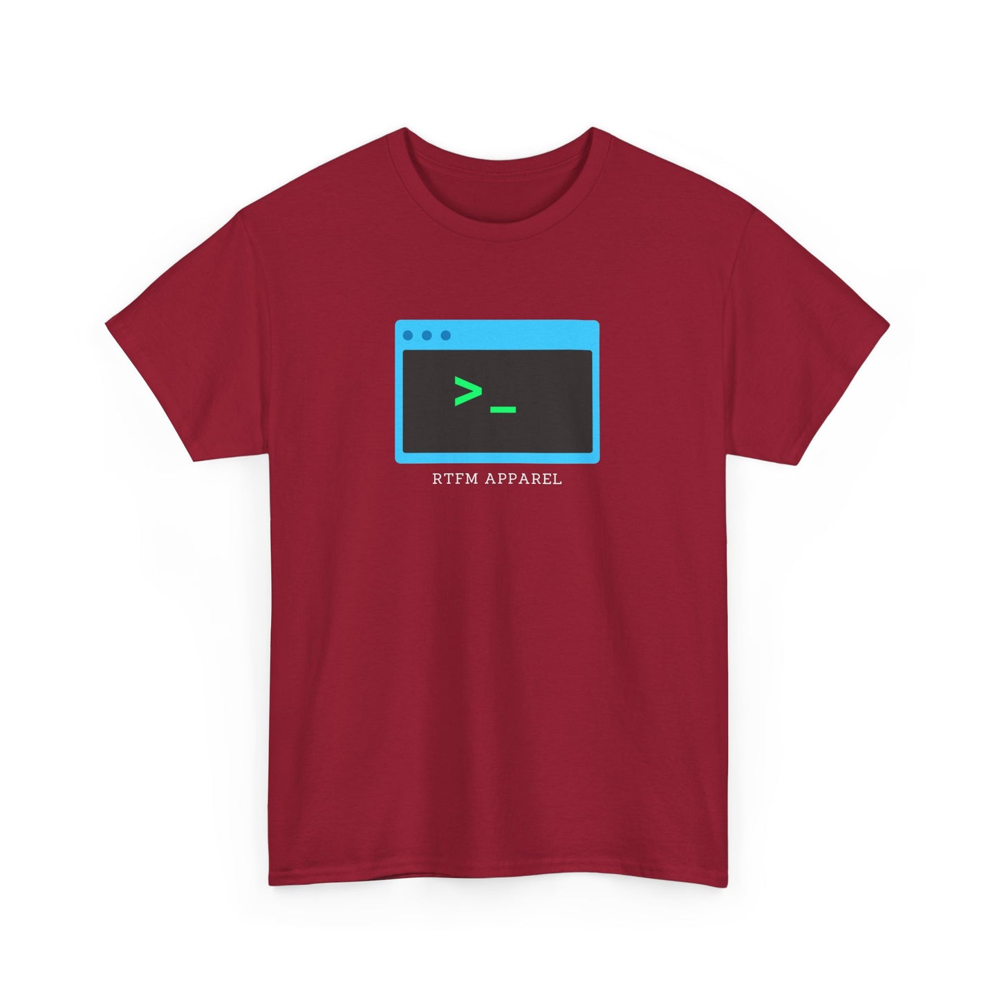 RTFM Terminal Command Nerd Humor T-Shirt - Geek, Sysadmin, IT Crowd, Developer, Programmer, Fun Tee