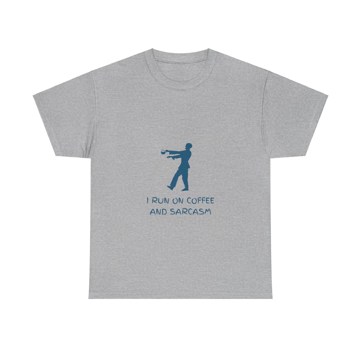 I Run On Coffee And Sarcasm - Funny Tech Geek Humor Tee