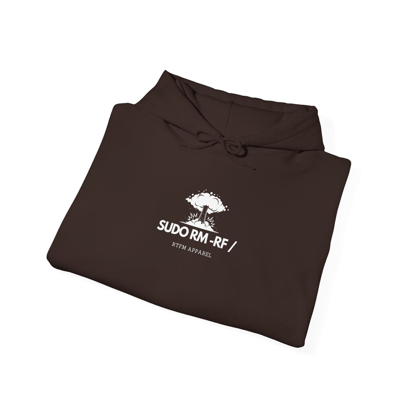 Sudo RM -RF / Explosion Fun Hoodie - Tech Humor for Geeks 2025
