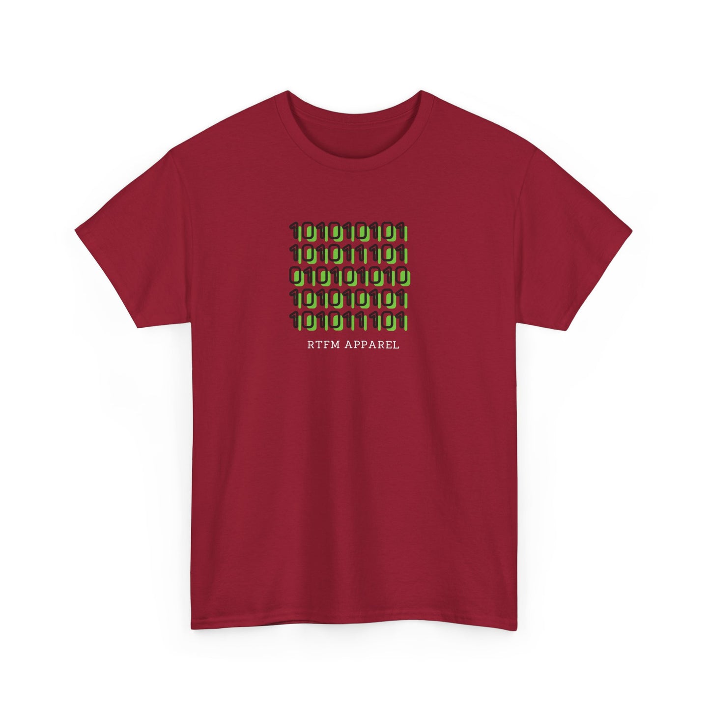RTFM Binary Code Geek Humor T-Shirt - DevOps, Sysadmin, Tech Nerd, 2025 Design