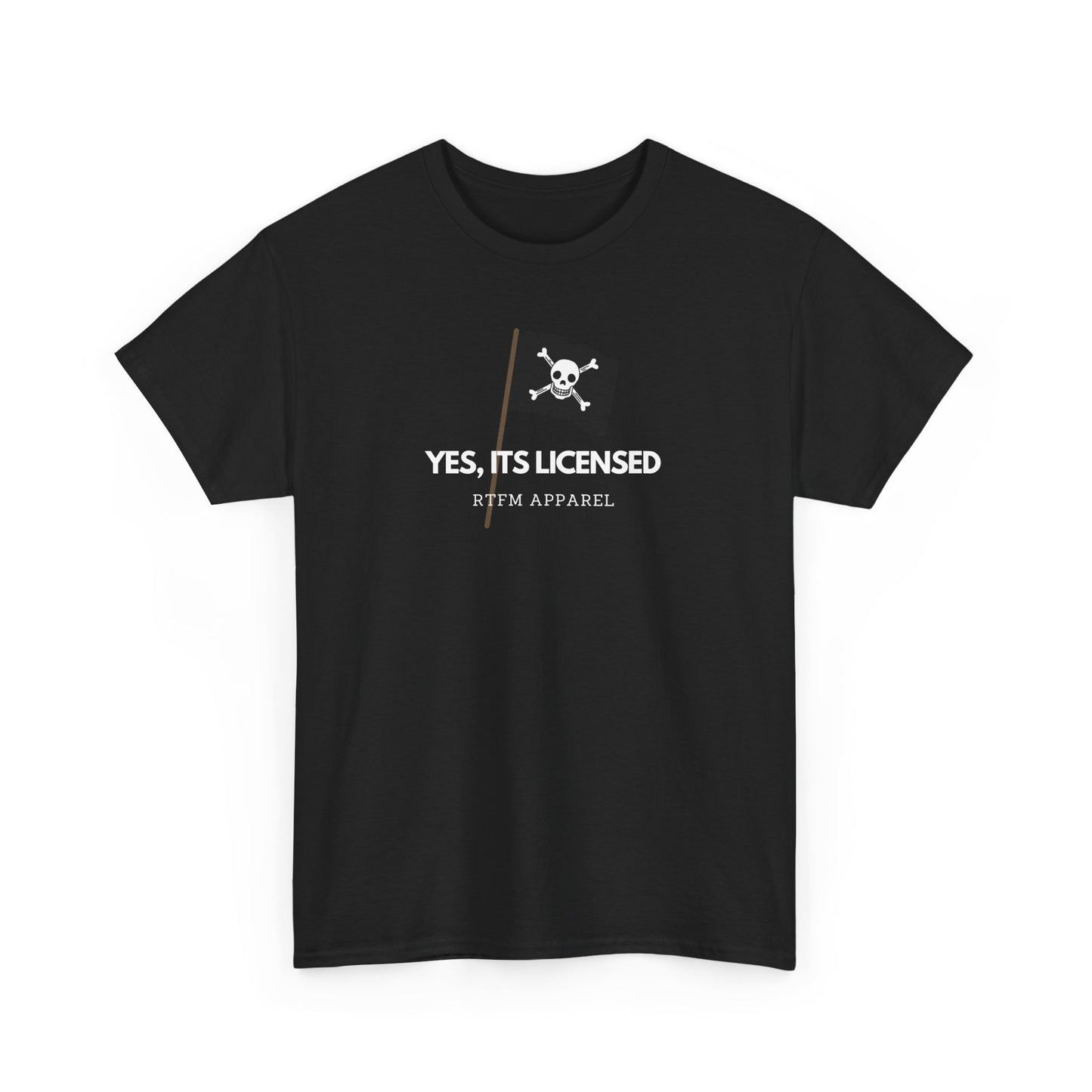 Yes, It's Licensed - Sysadmin, Cybersecurity, RTFM Apparel, Tech Humour