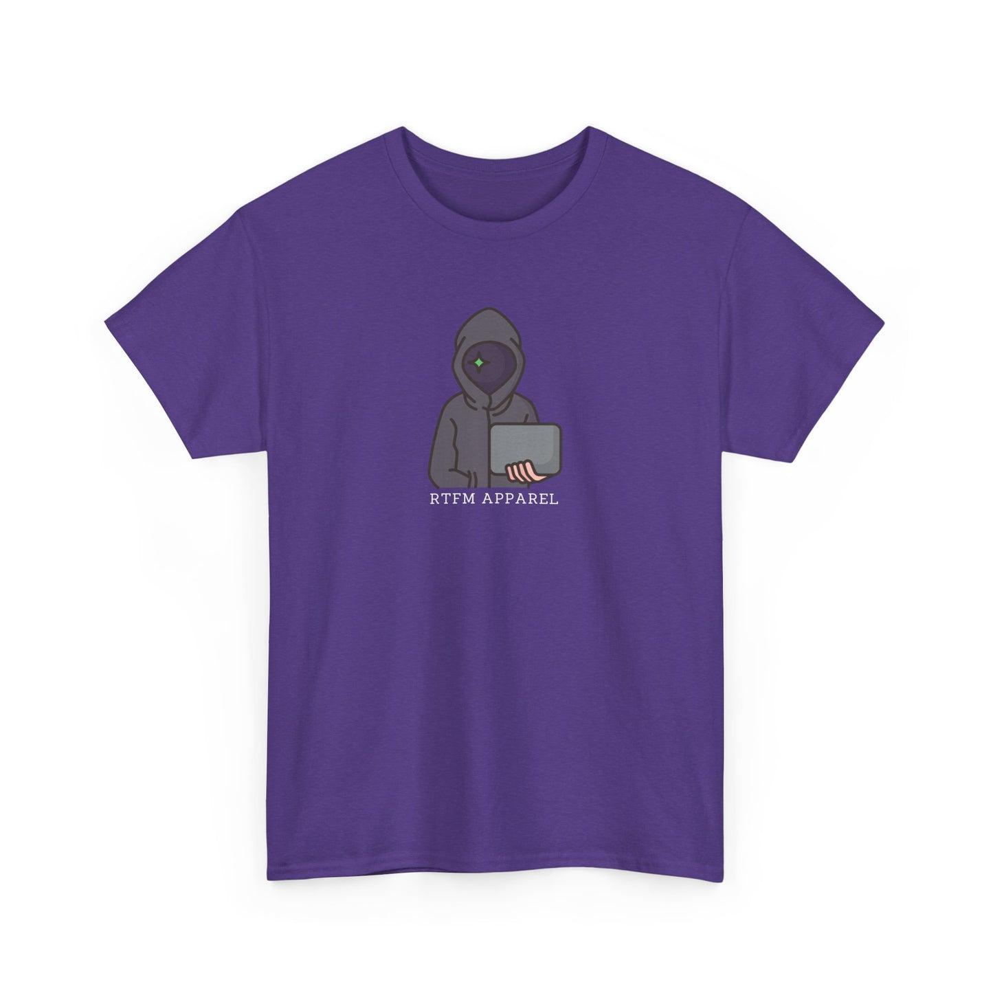 RTFM Apparel Hacker Hoodie Graphic - Tech, IT, Cyber Security Humor Shirt