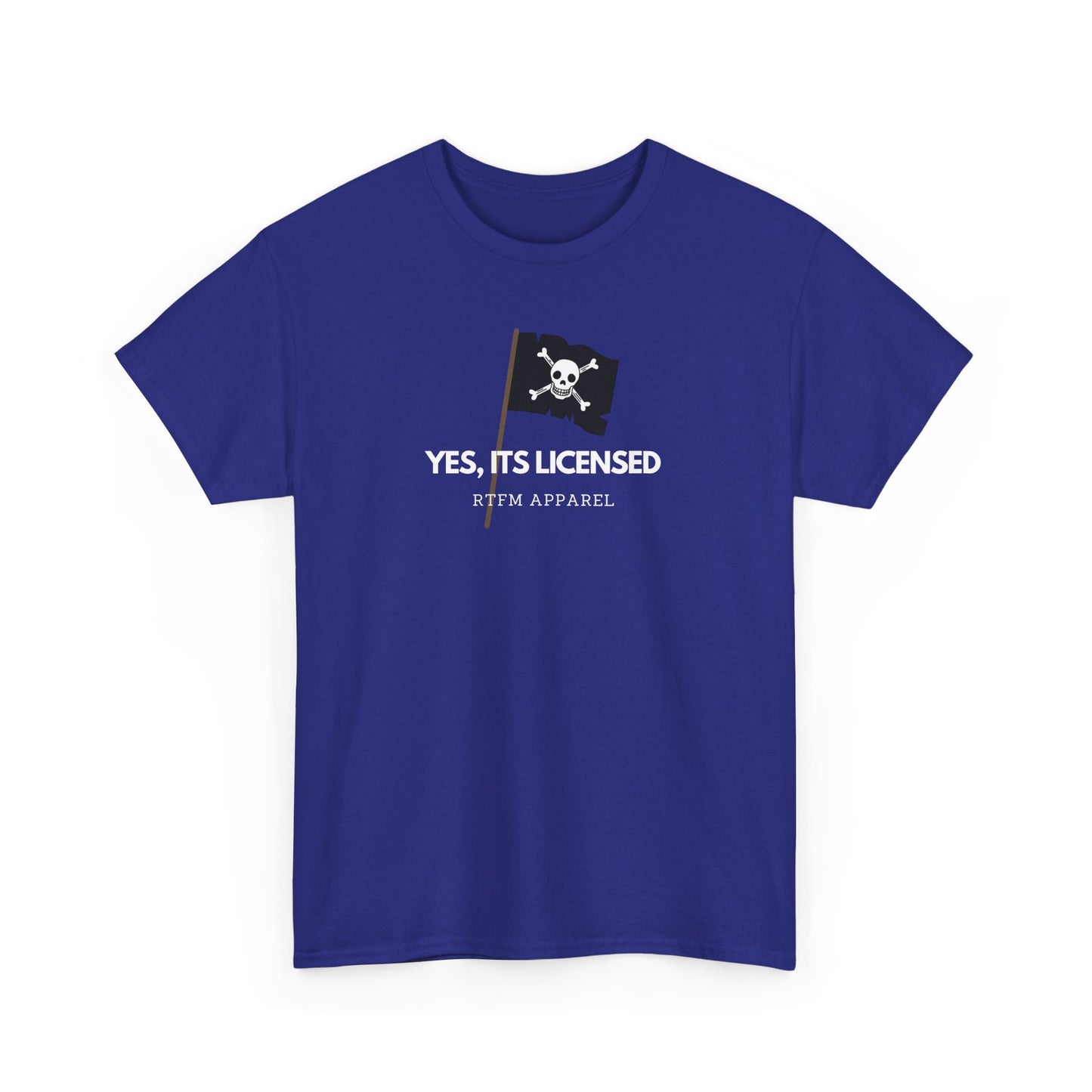 Yes, It's Licensed - Sysadmin, Cybersecurity, RTFM Apparel, Tech Humour