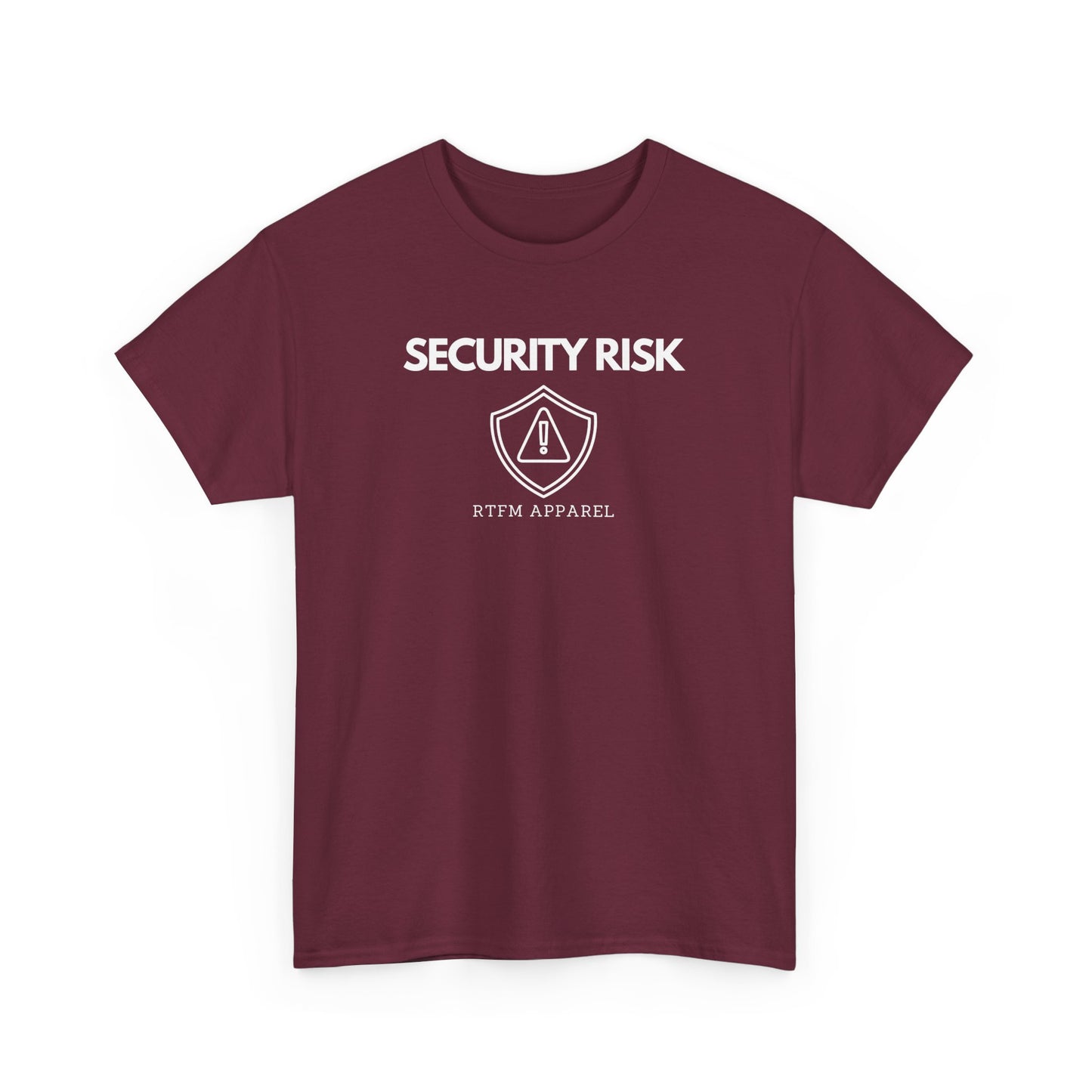 Security Risk - RTFM Apparel - Tech Humor - Cybersecurity, IT, Sysadmin