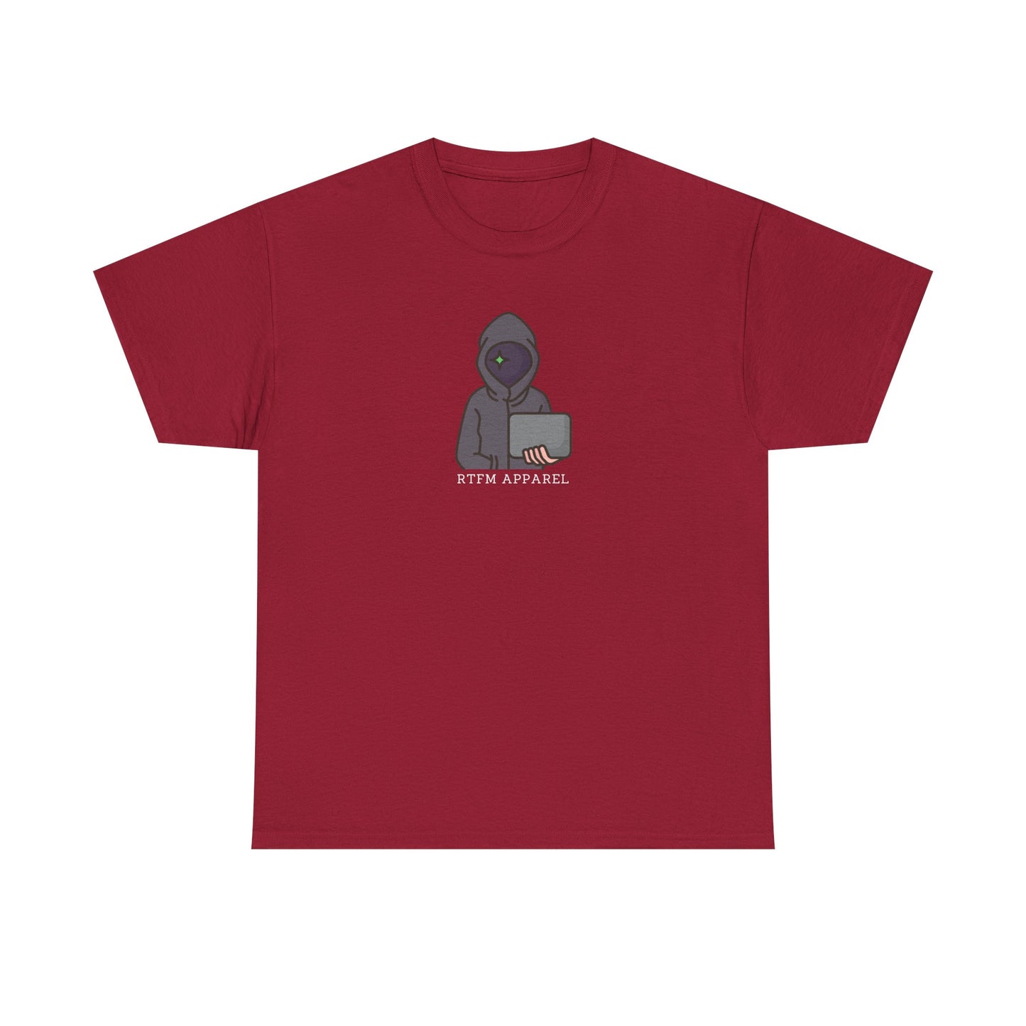 RTFM Apparel Hacker Hoodie Graphic - Tech, IT, Cyber Security Humor Shirt