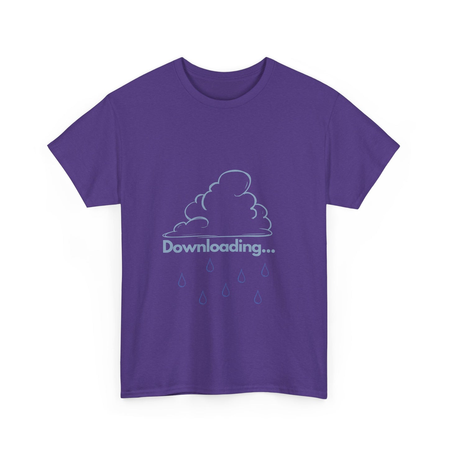 Downloading Cloud Raindrops - Tech Geek Humor