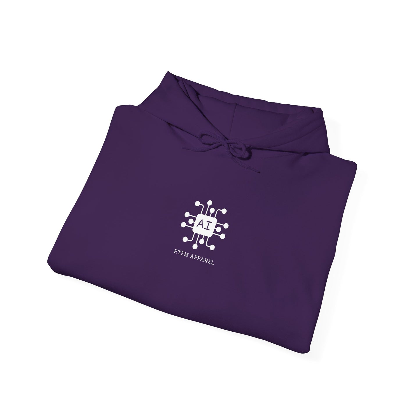 AI Circuit Hoodie - RTFM Apparel, Tech Geek Humor, Programmer, Cyber Security, 2025