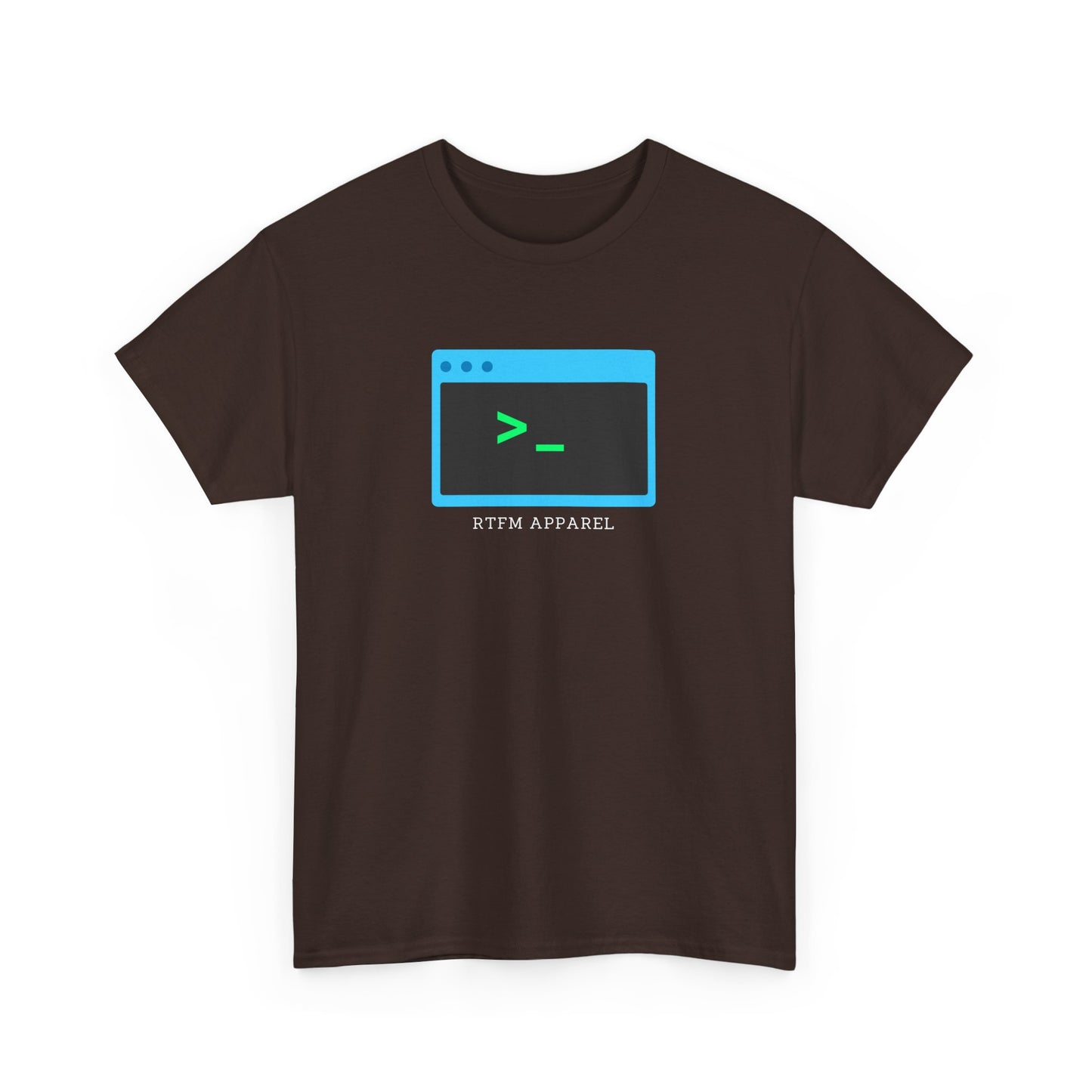 RTFM Terminal Command Nerd Humor T-Shirt - Geek, Sysadmin, IT Crowd, Developer, Programmer, Fun Tee