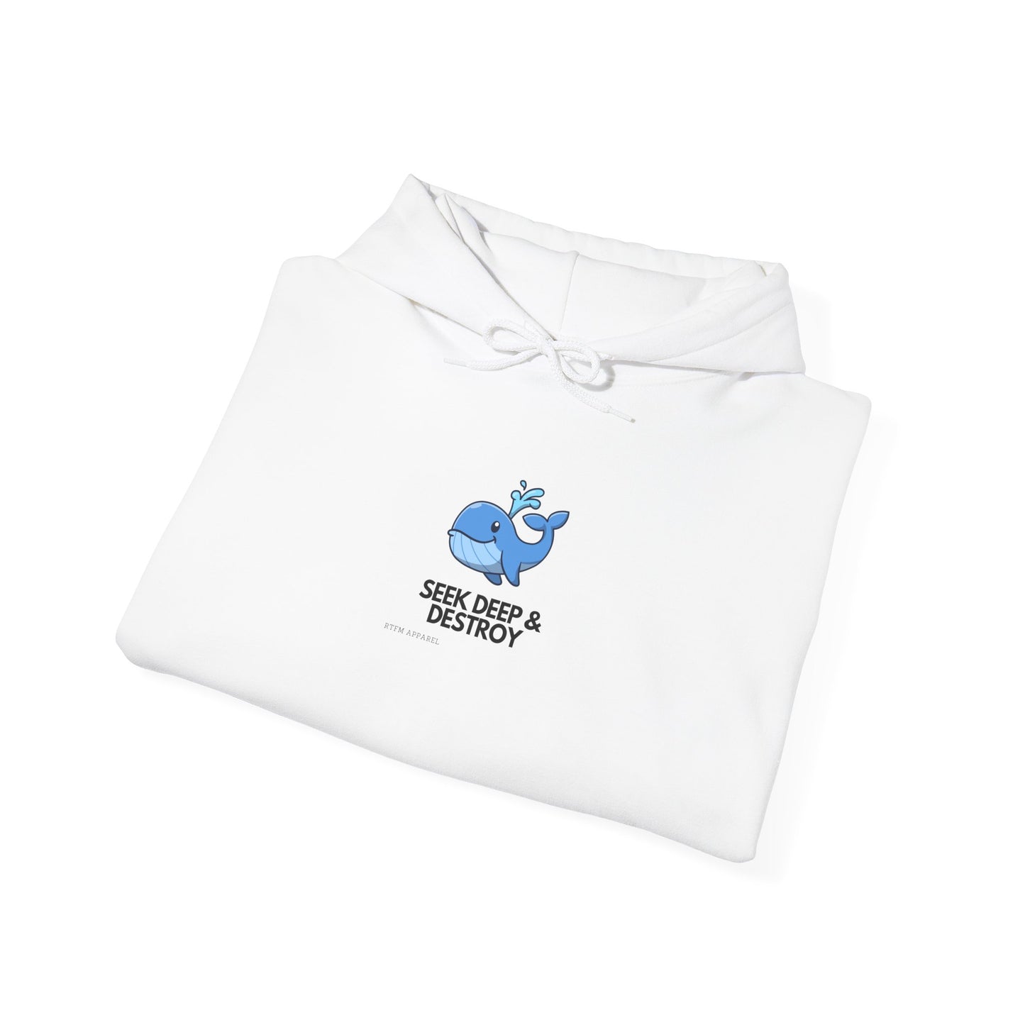 Cozy Whale Docker Humor Hoodie - DevOps Tech Geek