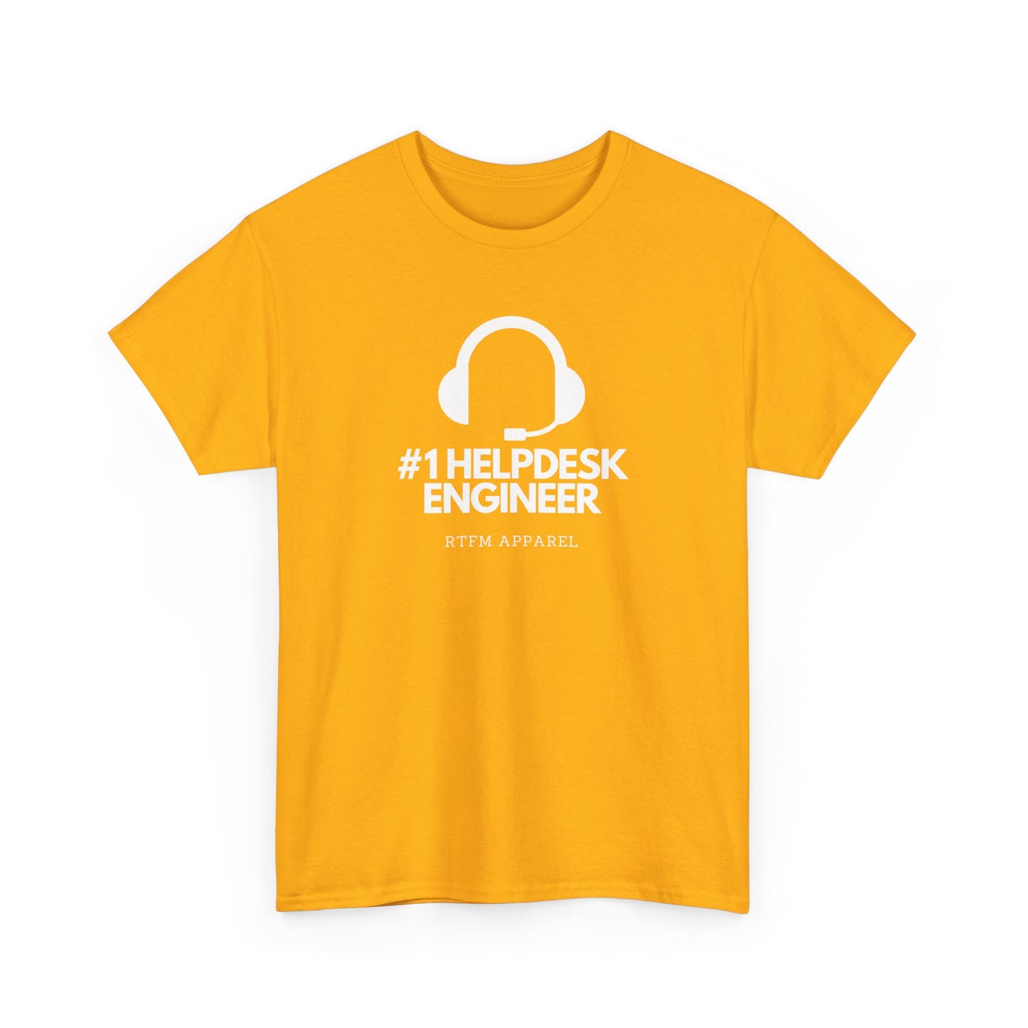 #1 Helpdesk Engineer Headset RTFM Apparel - Funny Tech, IT, Sysadmin
