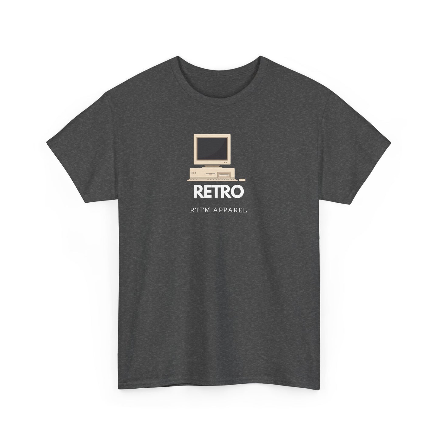 Retro RTFM Apparel - Vintage Computer Geek Humor Tshirt
