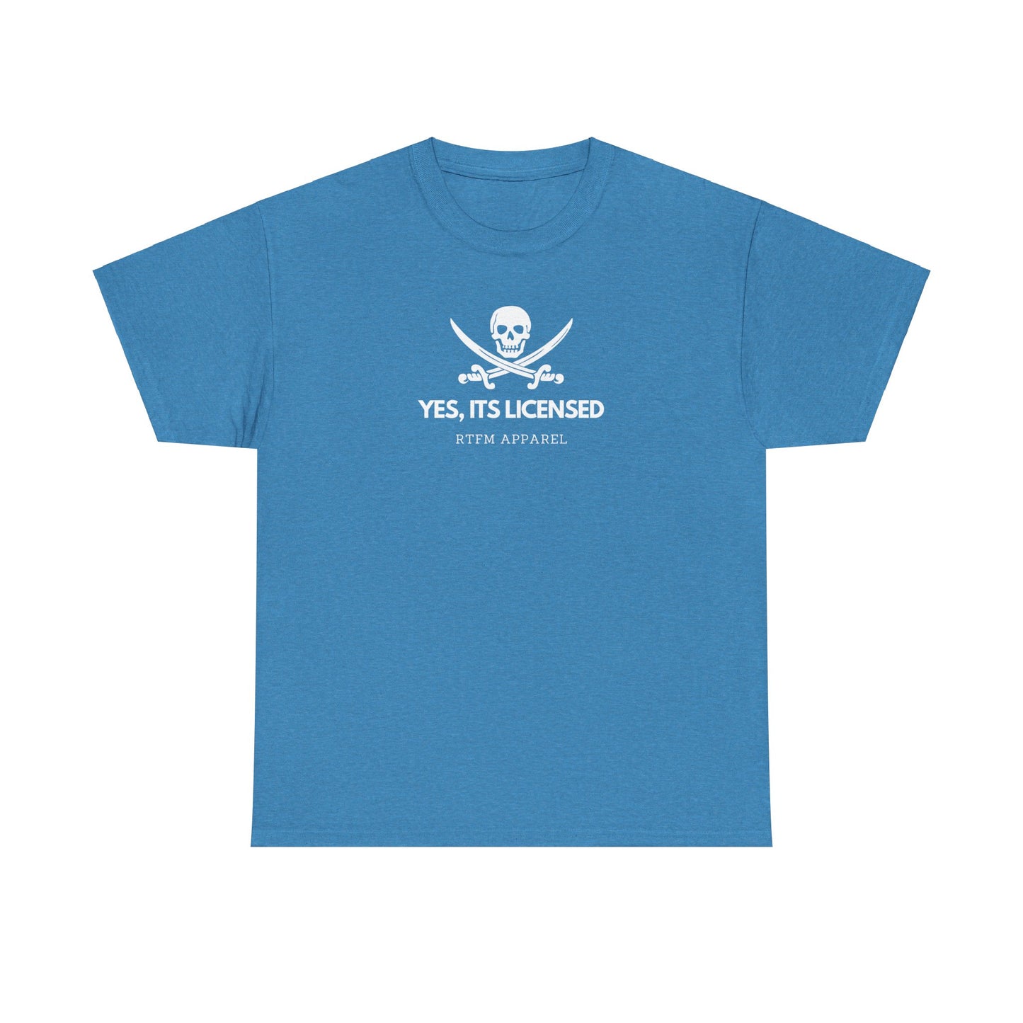 Yes, It's Licensed - RTFM Apparel Skull Humor Tech Geek