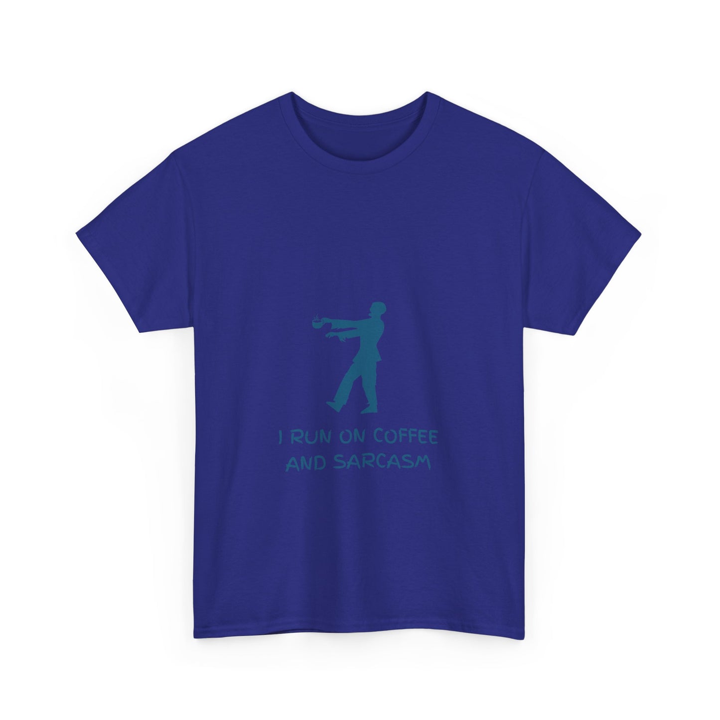 I Run On Coffee And Sarcasm - Tech, IT, Cyber Security, Geek Humor T-Shirt