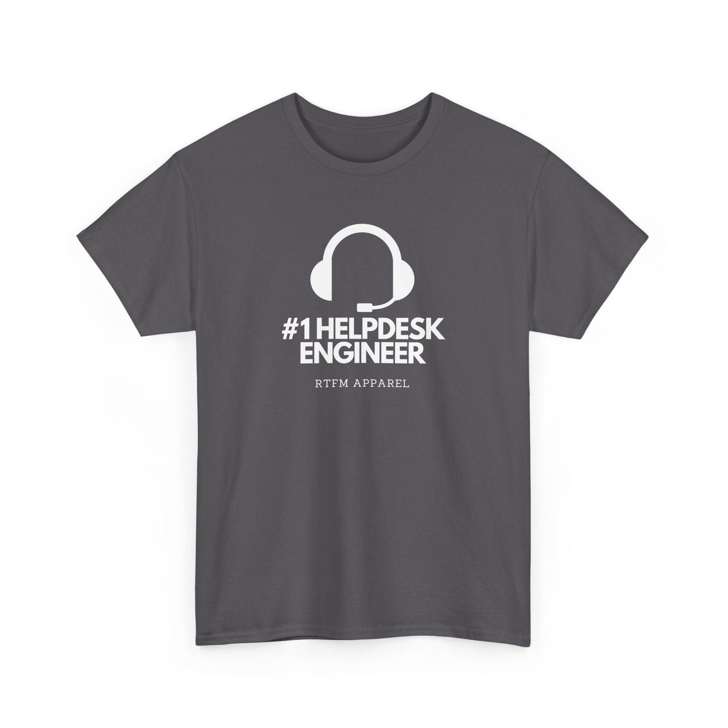 #1 Helpdesk Engineer Headset RTFM Apparel - Funny Tech, IT, Sysadmin