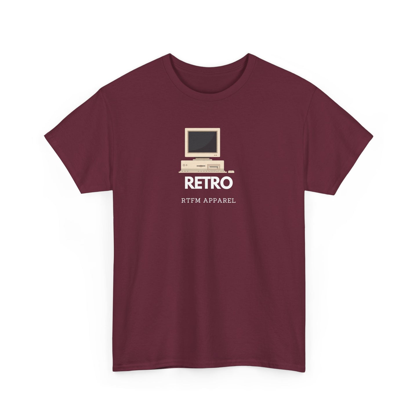 Retro RTFM Apparel - Vintage Computer Geek Humor Tshirt