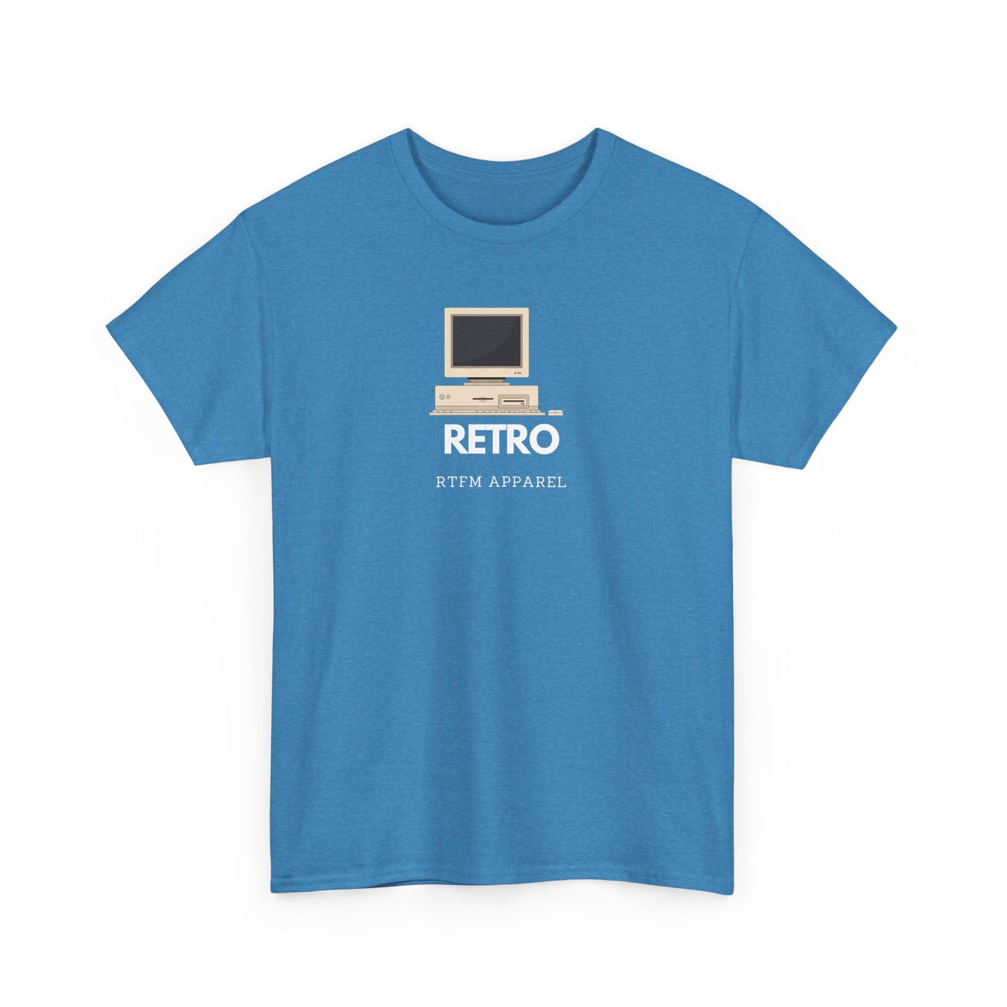 Retro RTFM Apparel - Vintage Computer Geek Humor Tshirt