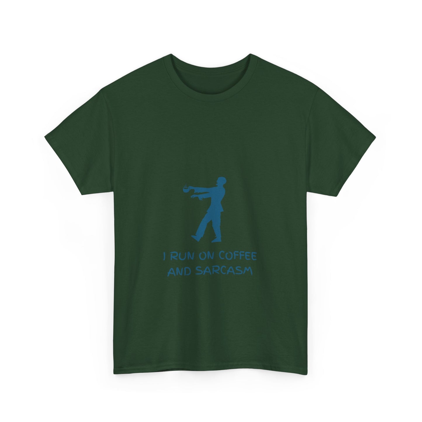 I Run On Coffee And Sarcasm - Tech, IT, Cyber Security, Geek Humor T-Shirt