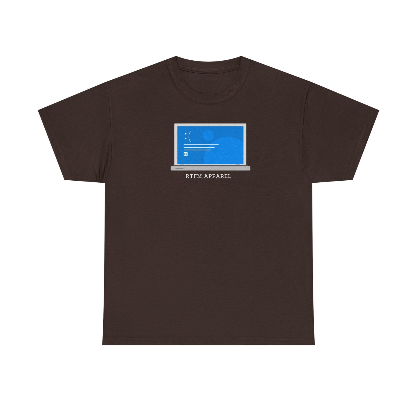 RTFM Apparel Laptop Funny Tech Humor - IT, Cyber Security, Geeky Tee