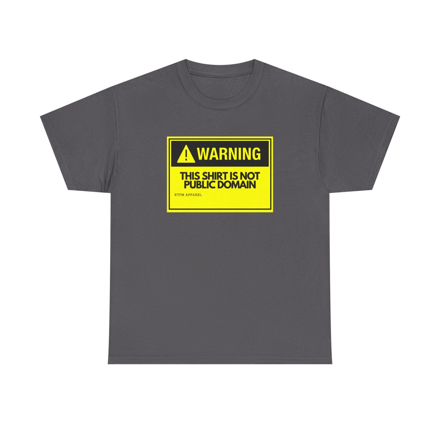 Warning This Shirt Is Not Public Domain Funny Sysadmin IT Tech Geek Gift